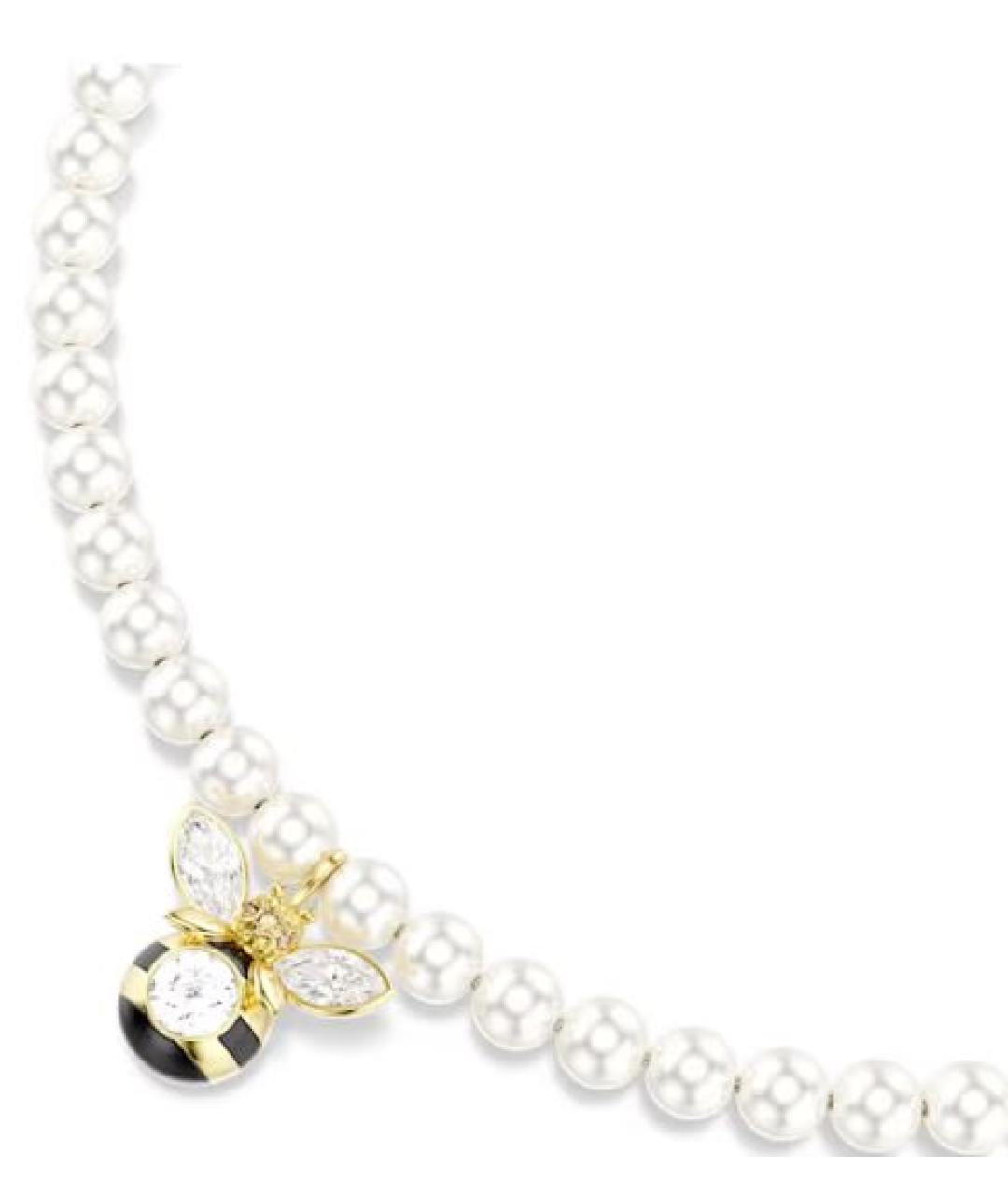 SWAROVSKI Белое латунное колье, фото 2