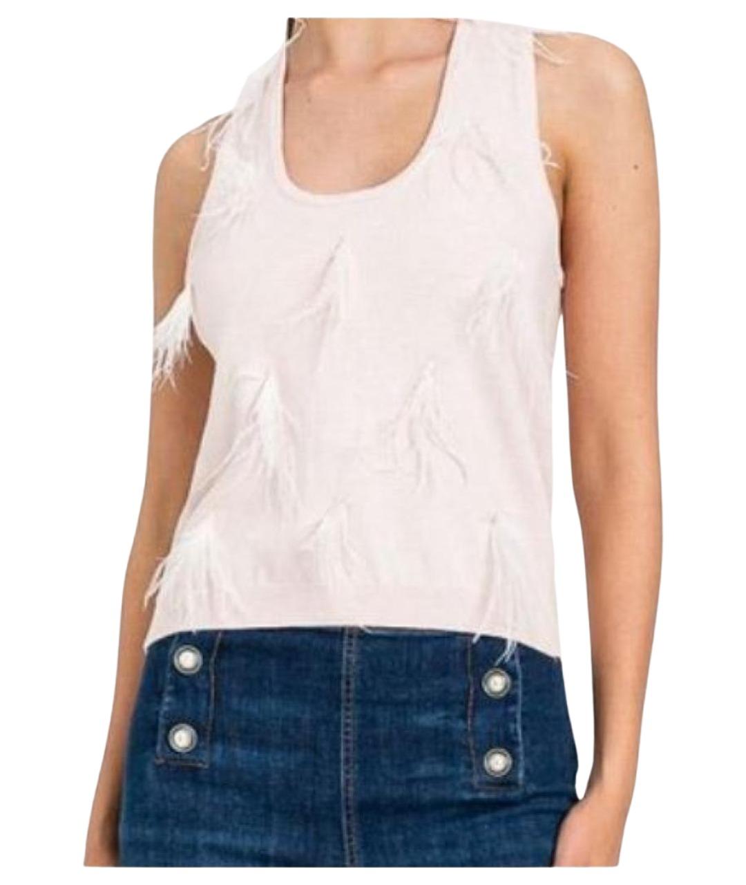 TWIN-SET Розовая майка, фото 2