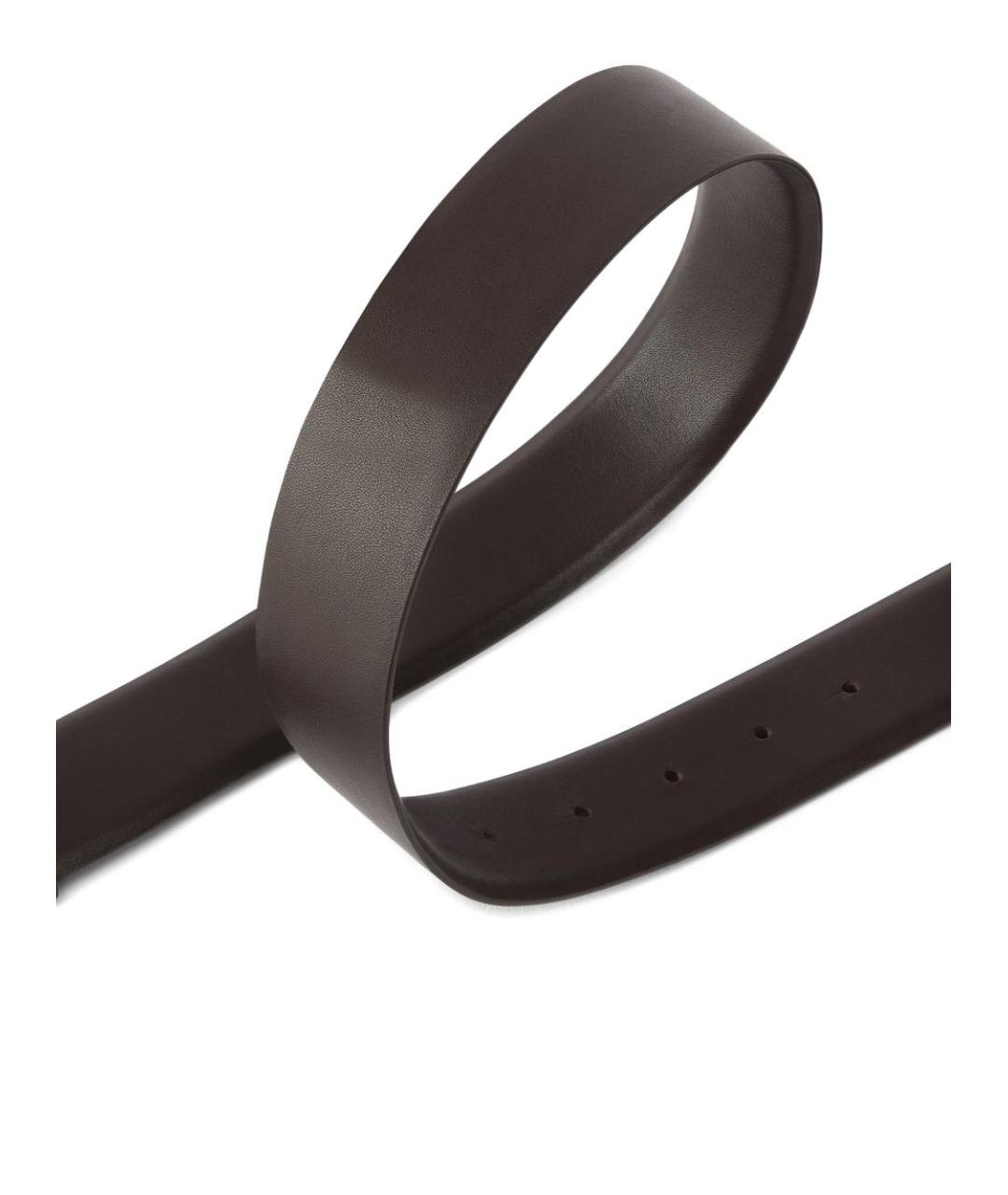 PINKO Коричневый кожаный ремень, фото 4