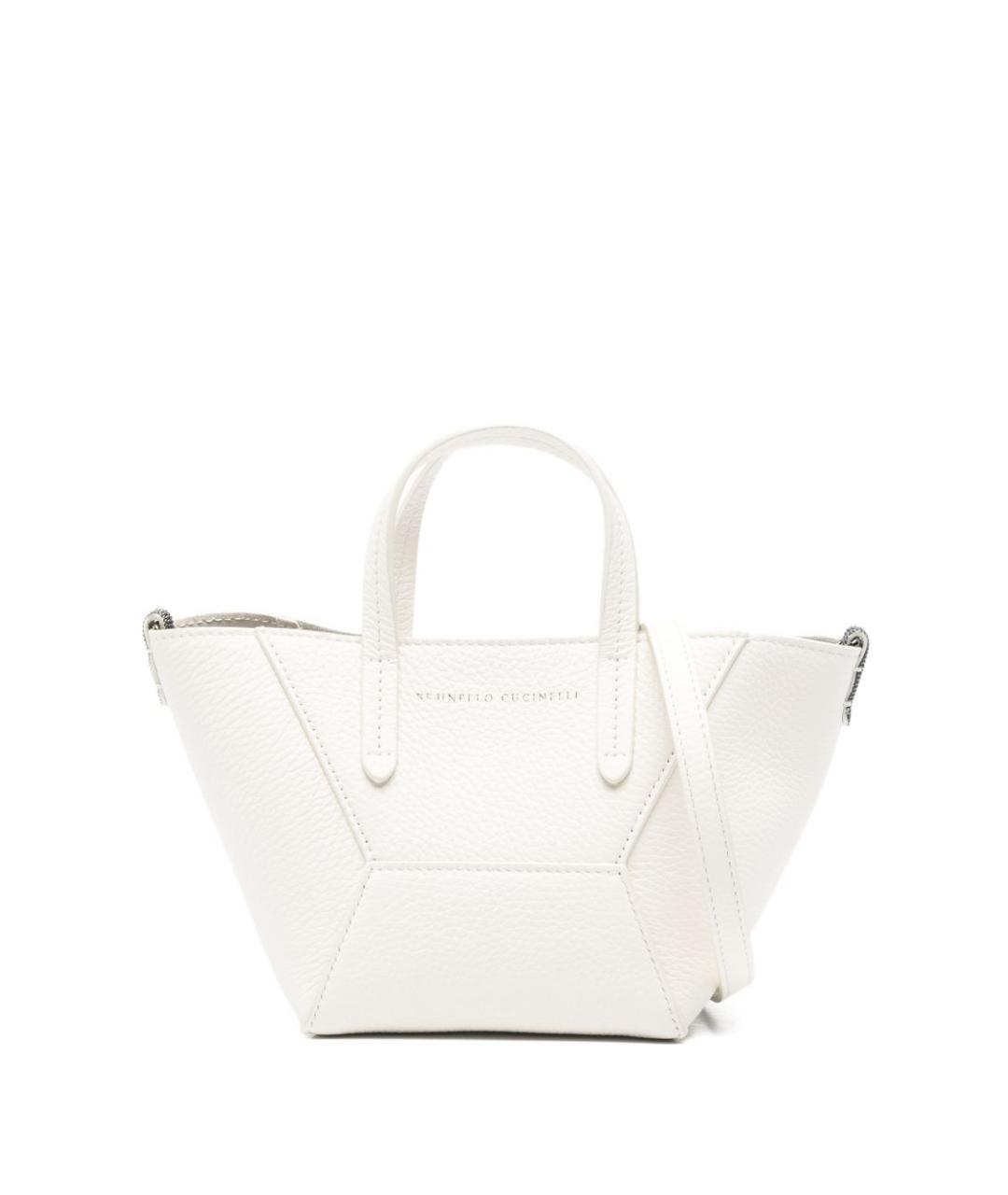 BRUNELLO CUCINELLI Белая сумка тоут, фото 1
