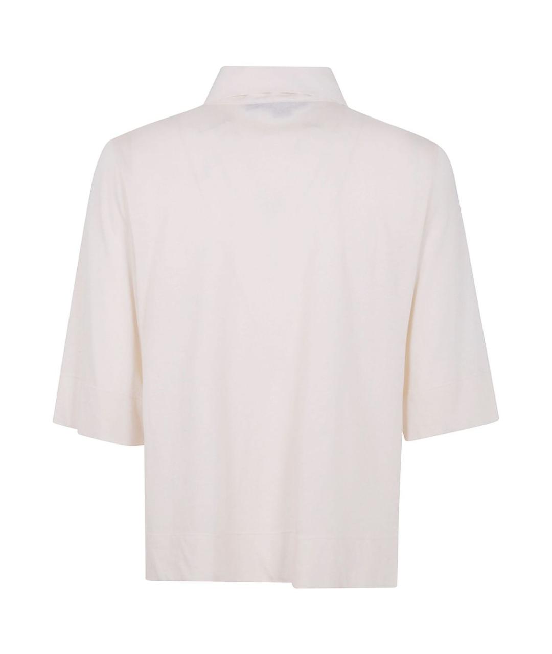 SEVENTY Бежевая хлопковая футболка, фото 2