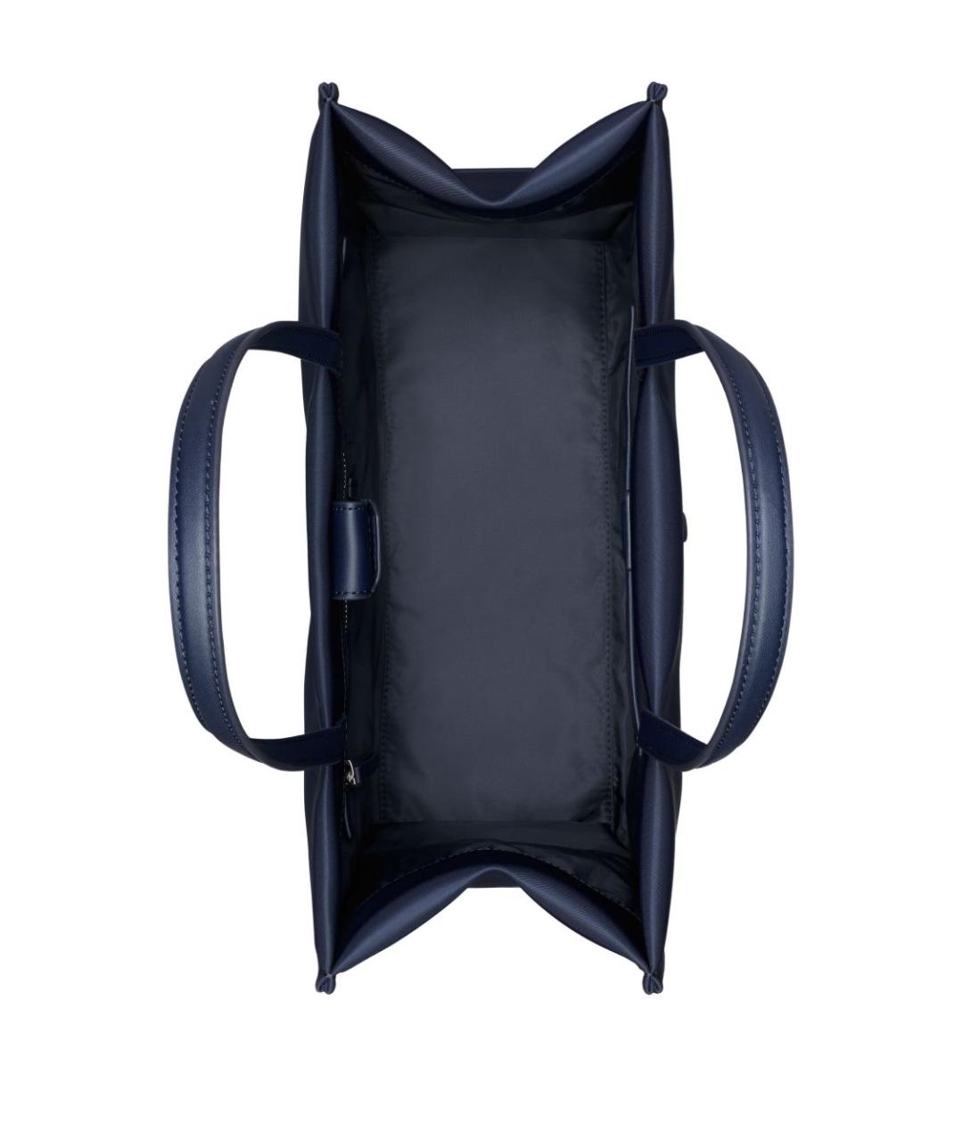 TORY BURCH Синяя тканевая сумка тоут, фото 4