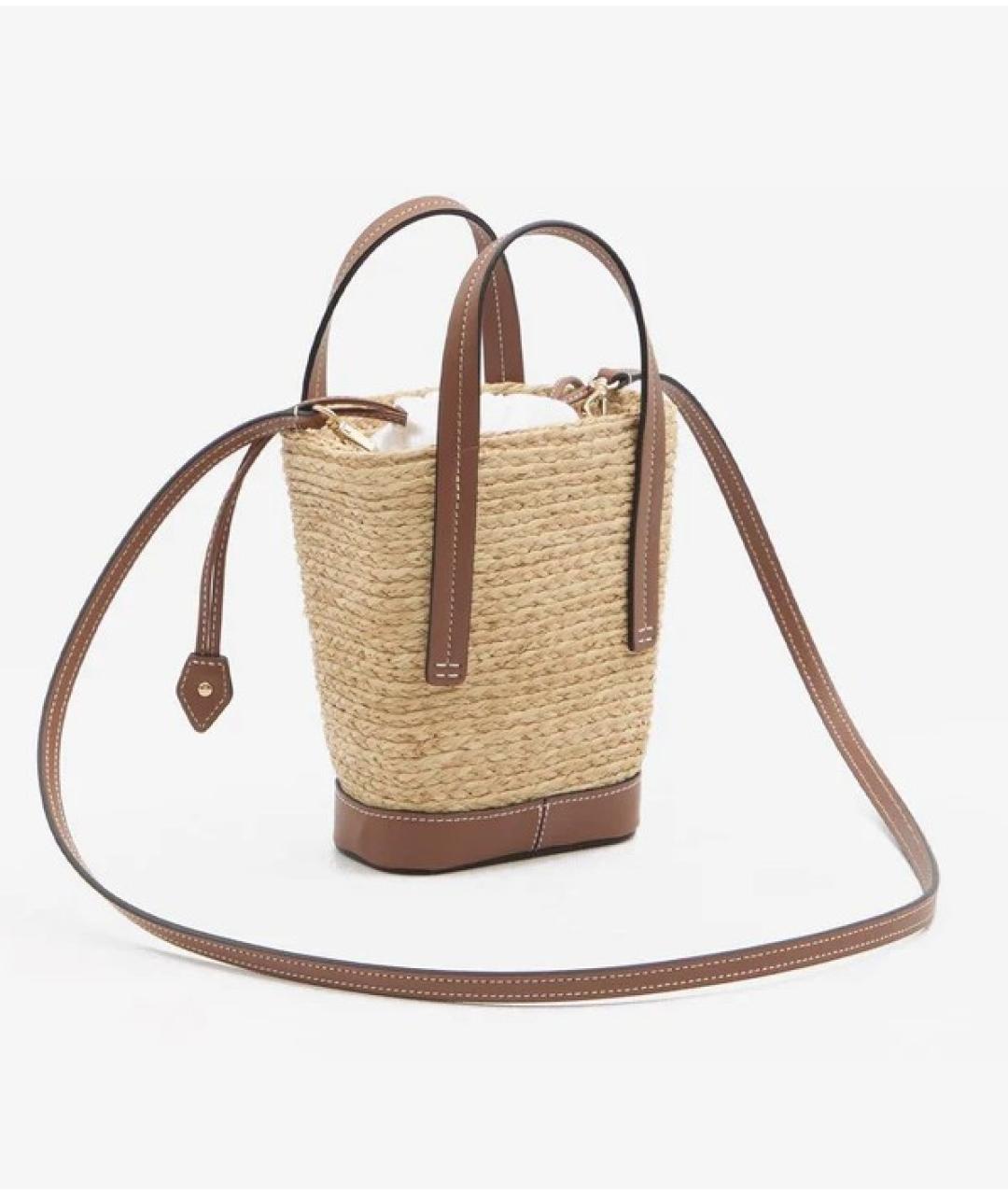 ROGER VIVIER Бежевая пелетеная сумка с короткими ручками, фото 2