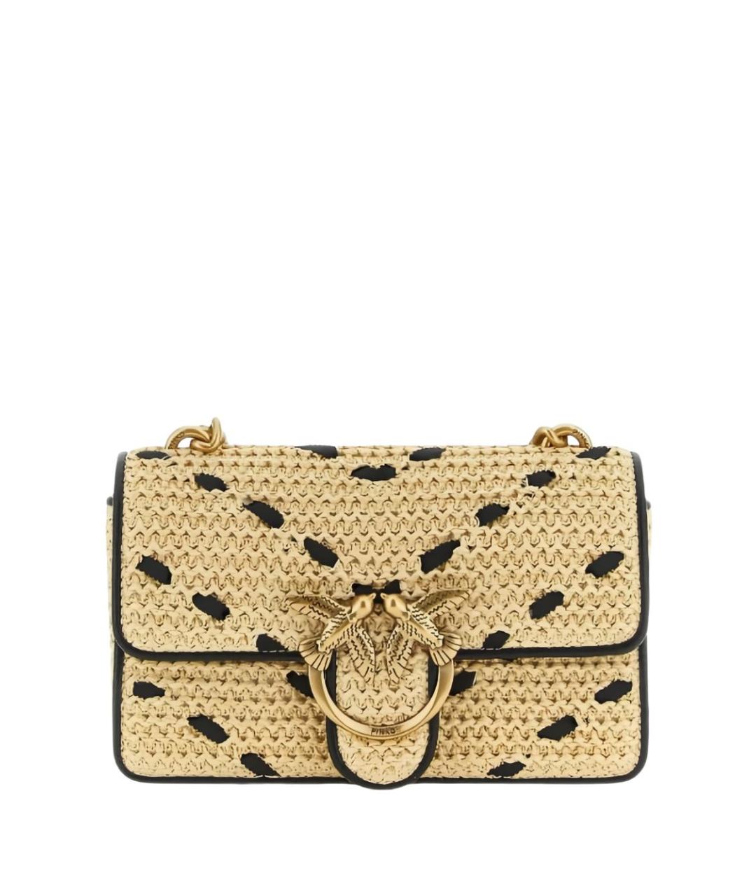 PINKO Бежевая сумка через плечо, фото 1