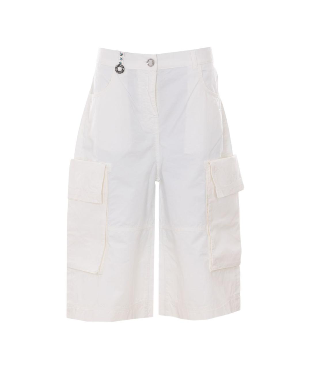 PINKO Белые хлопковые шорты, фото 6