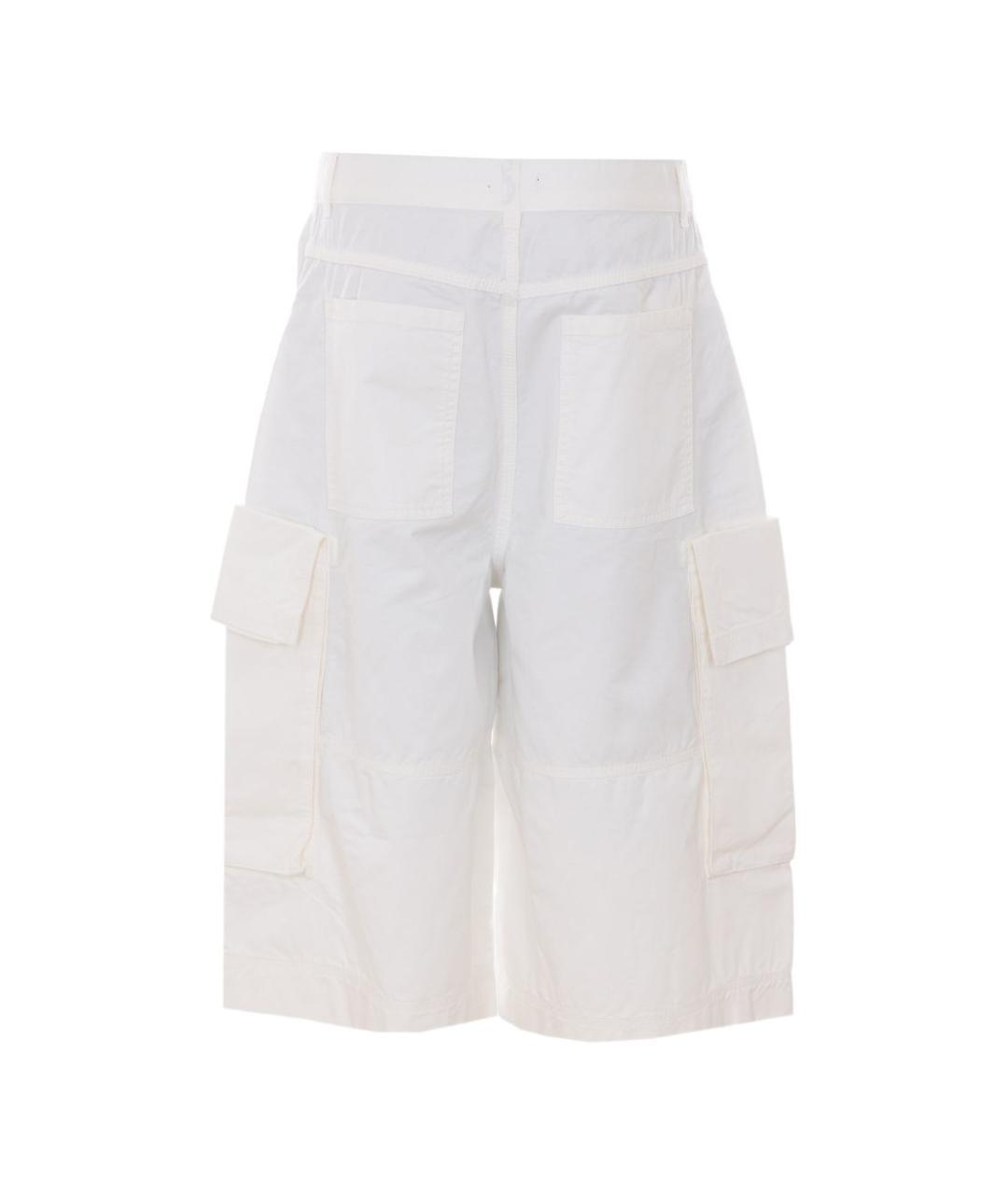 PINKO Белые хлопковые шорты, фото 3