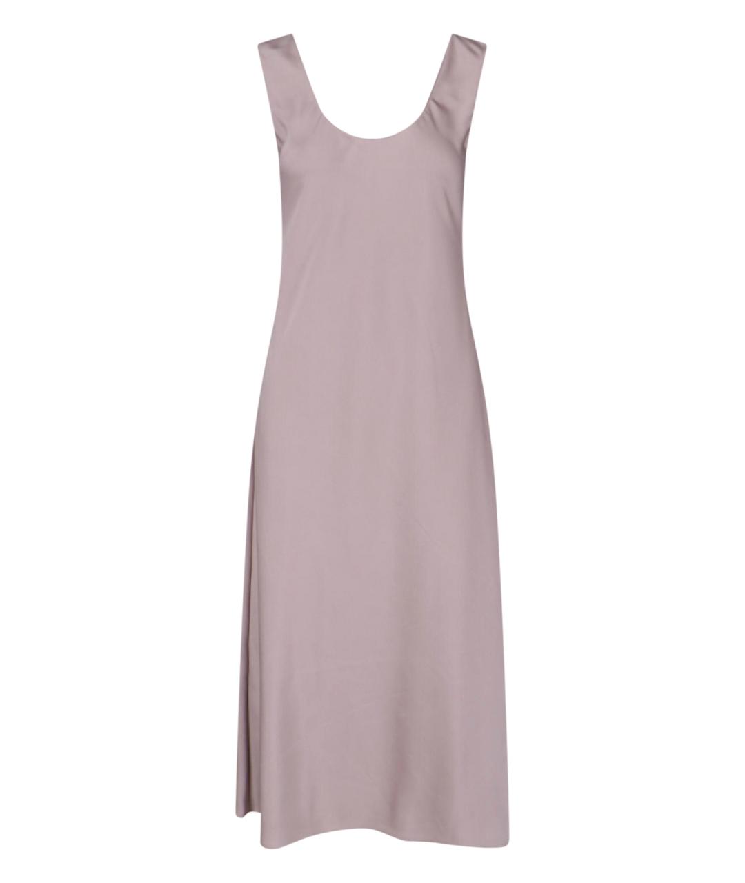 CALVIN KLEIN Серое полиэстеровое коктейльное платье, фото 1