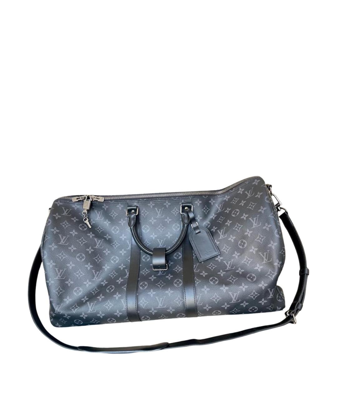 LOUIS VUITTON Черная дорожная/спортивная сумка, фото 1