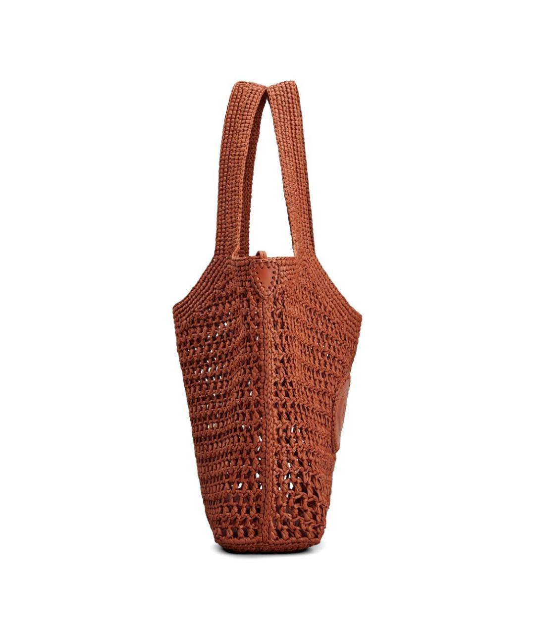 TOD'S Коричневая пелетеная сумка тоут, фото 3