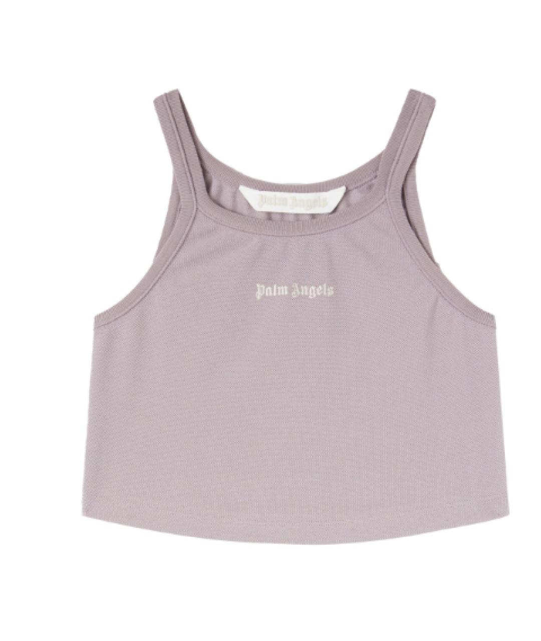 PALM ANGELS Серая хлопковая майка, фото 1