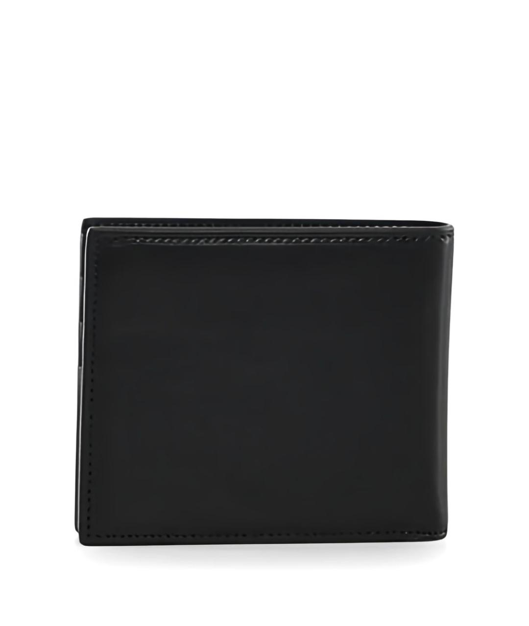 DOLCE&GABBANA Черный кожаный кошелек, фото 3