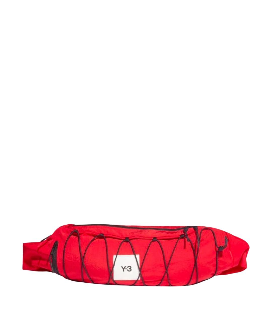 Y-3 Красная поясная сумка, фото 1