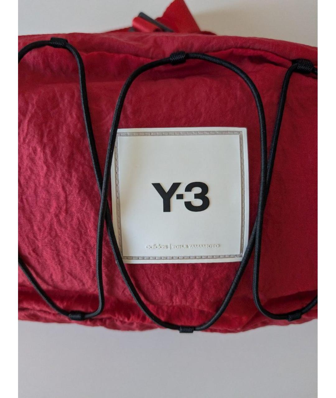 Y-3 Красная поясная сумка, фото 4