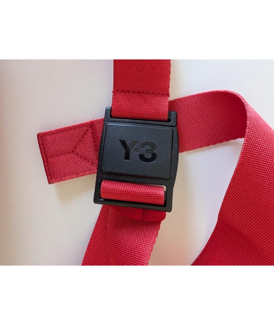 Y-3 Красная поясная сумка, фото 7