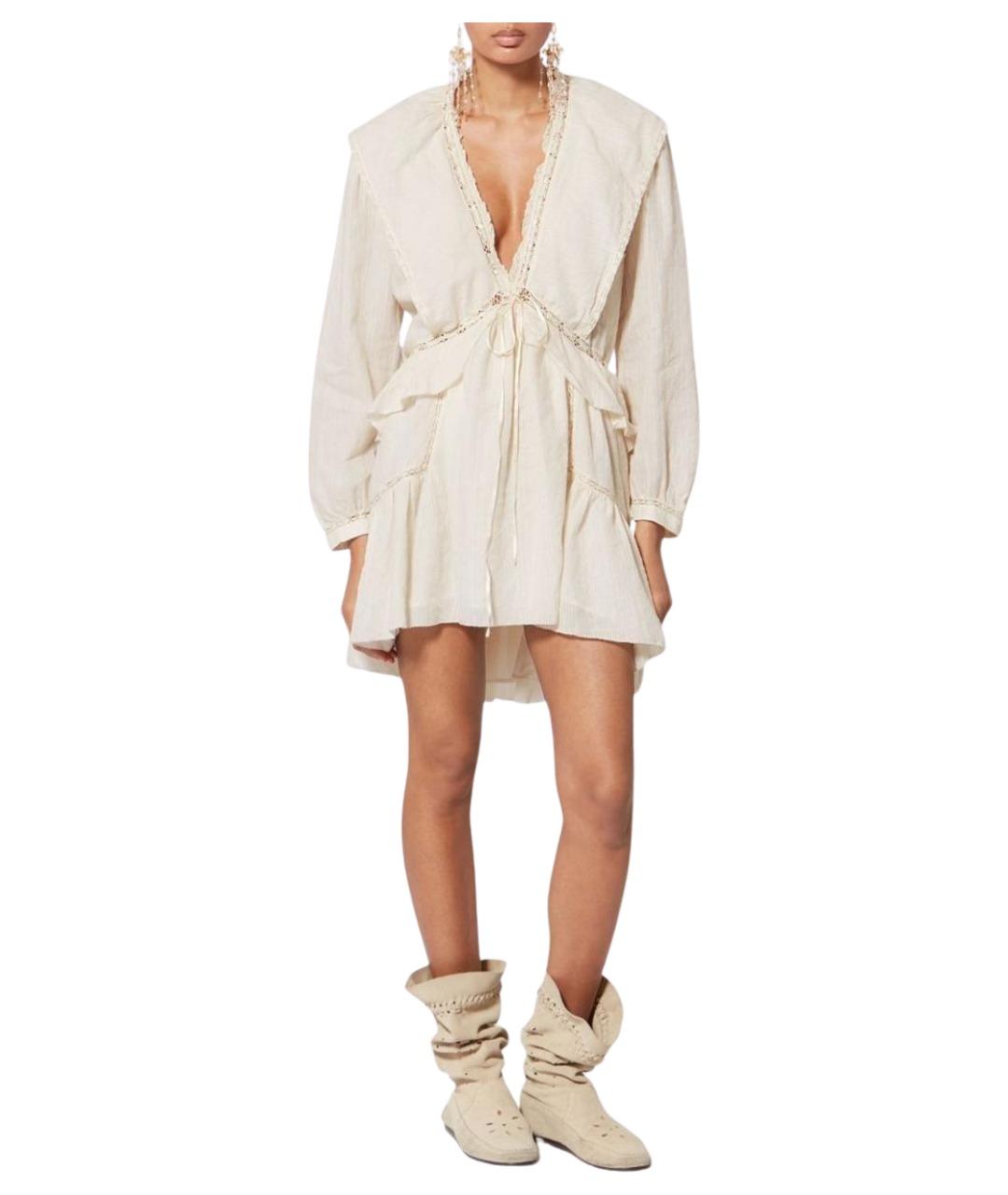 ISABEL MARANT Бежевое платье, фото 5