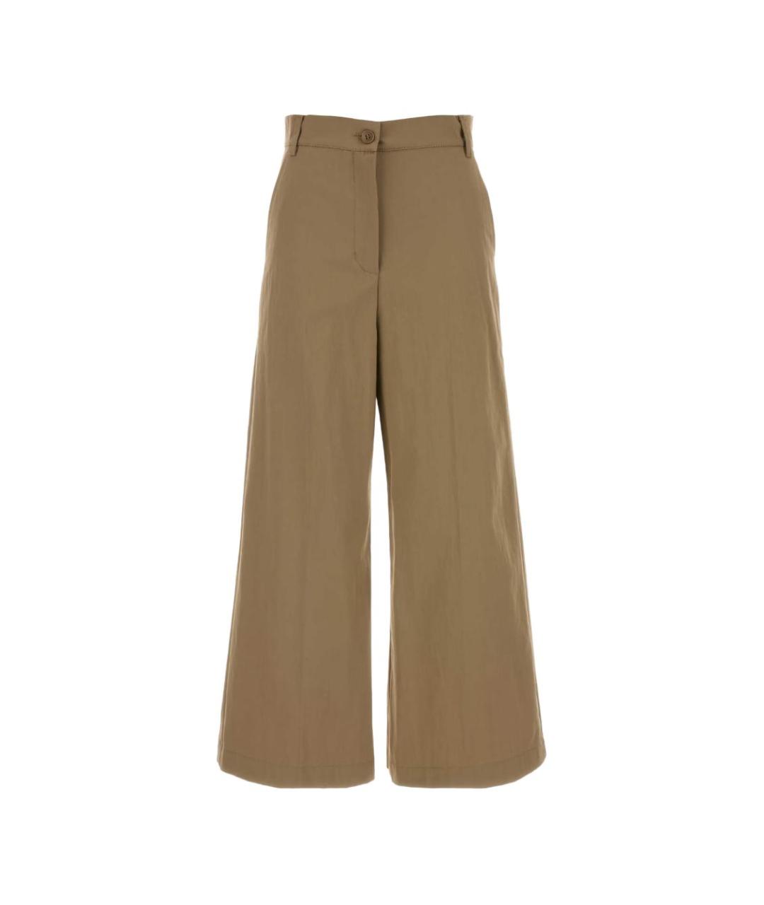 WEEKEND MAX MARA Хлопковые прямые брюки, фото 3