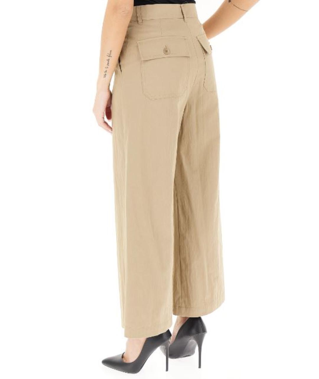 WEEKEND MAX MARA Хлопковые прямые брюки, фото 2