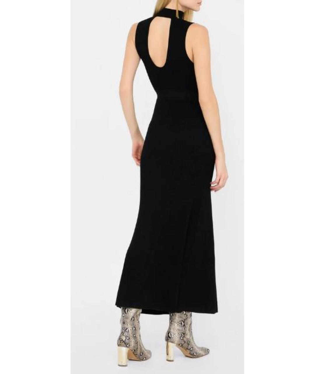 LIU JO Черное вискозное вечернее платье, фото 2