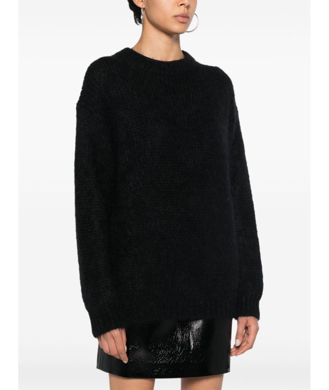 P.A.R.O.S.H. Черный шерстяной джемпер / свитер, фото 4