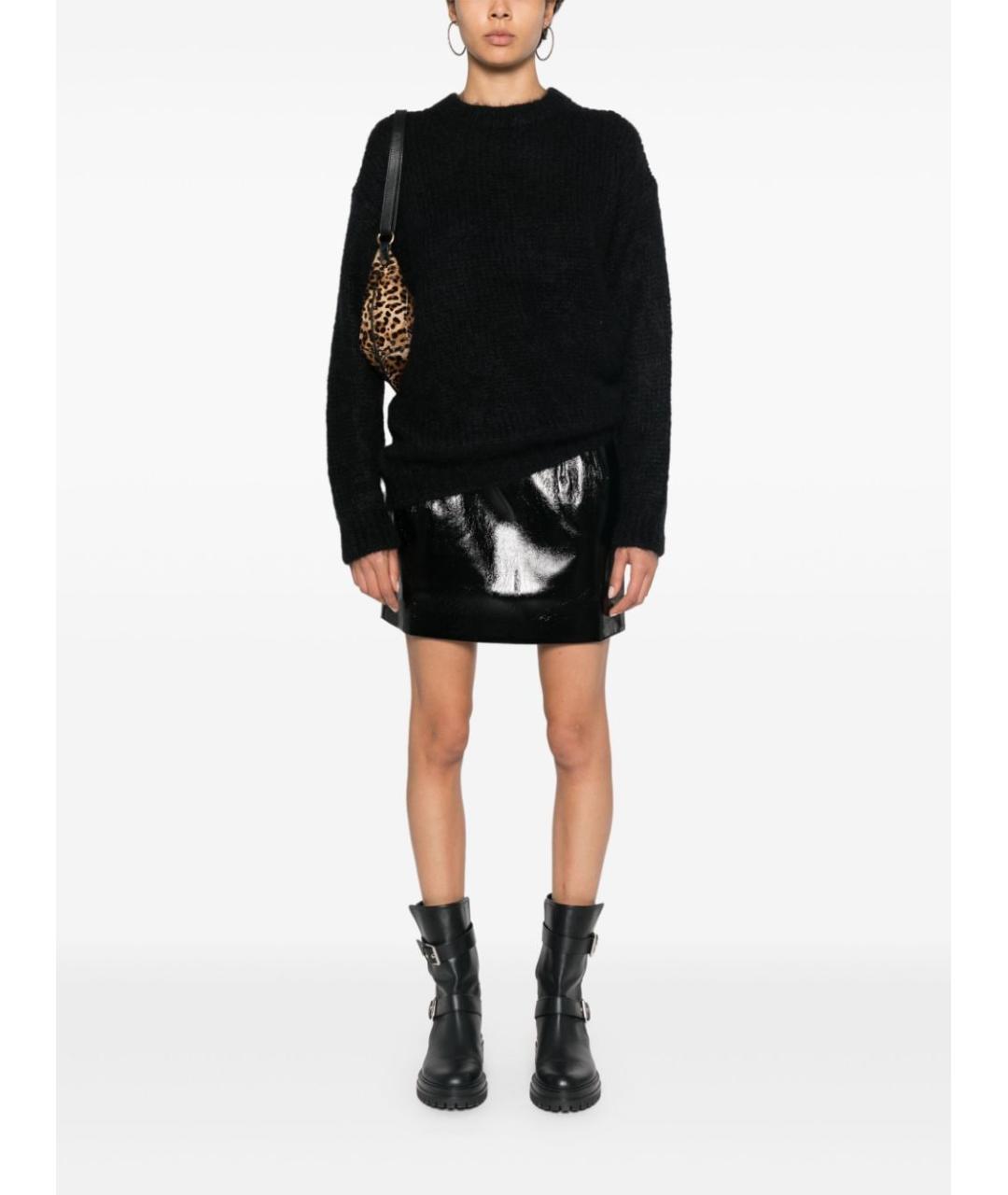 P.A.R.O.S.H. Черный шерстяной джемпер / свитер, фото 5
