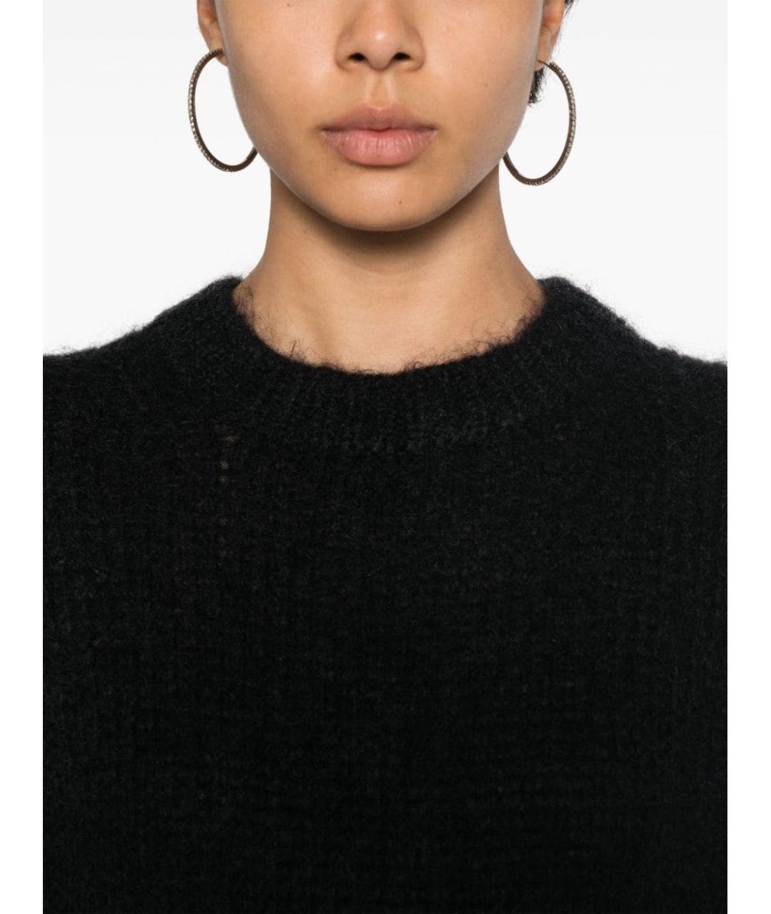 P.A.R.O.S.H. Черный шерстяной джемпер / свитер, фото 2