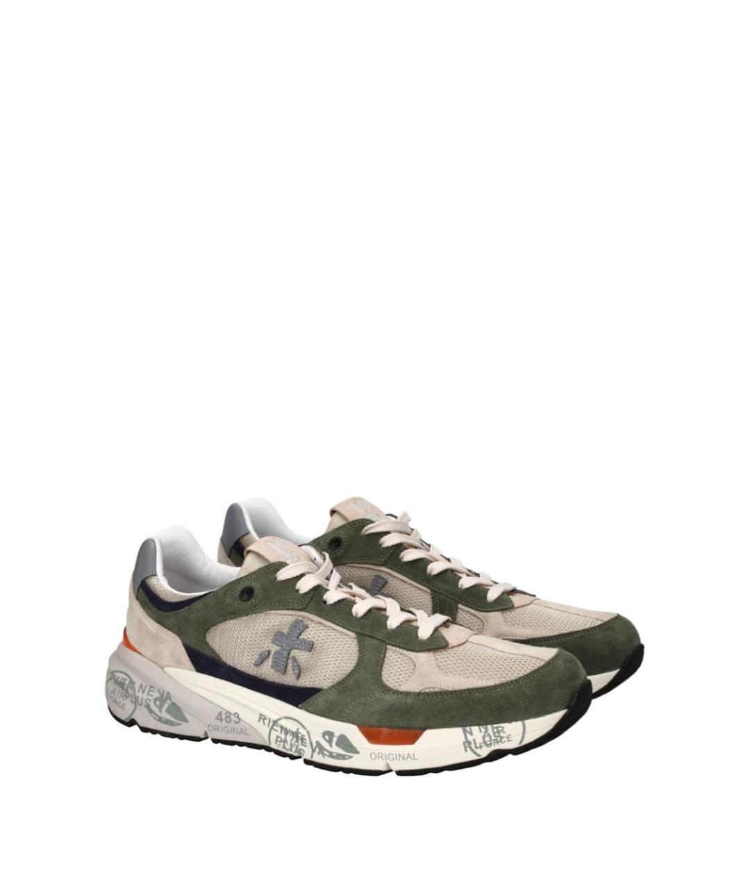 PREMIATA Мульти замшевые низкие кроссовки / кеды, фото 5