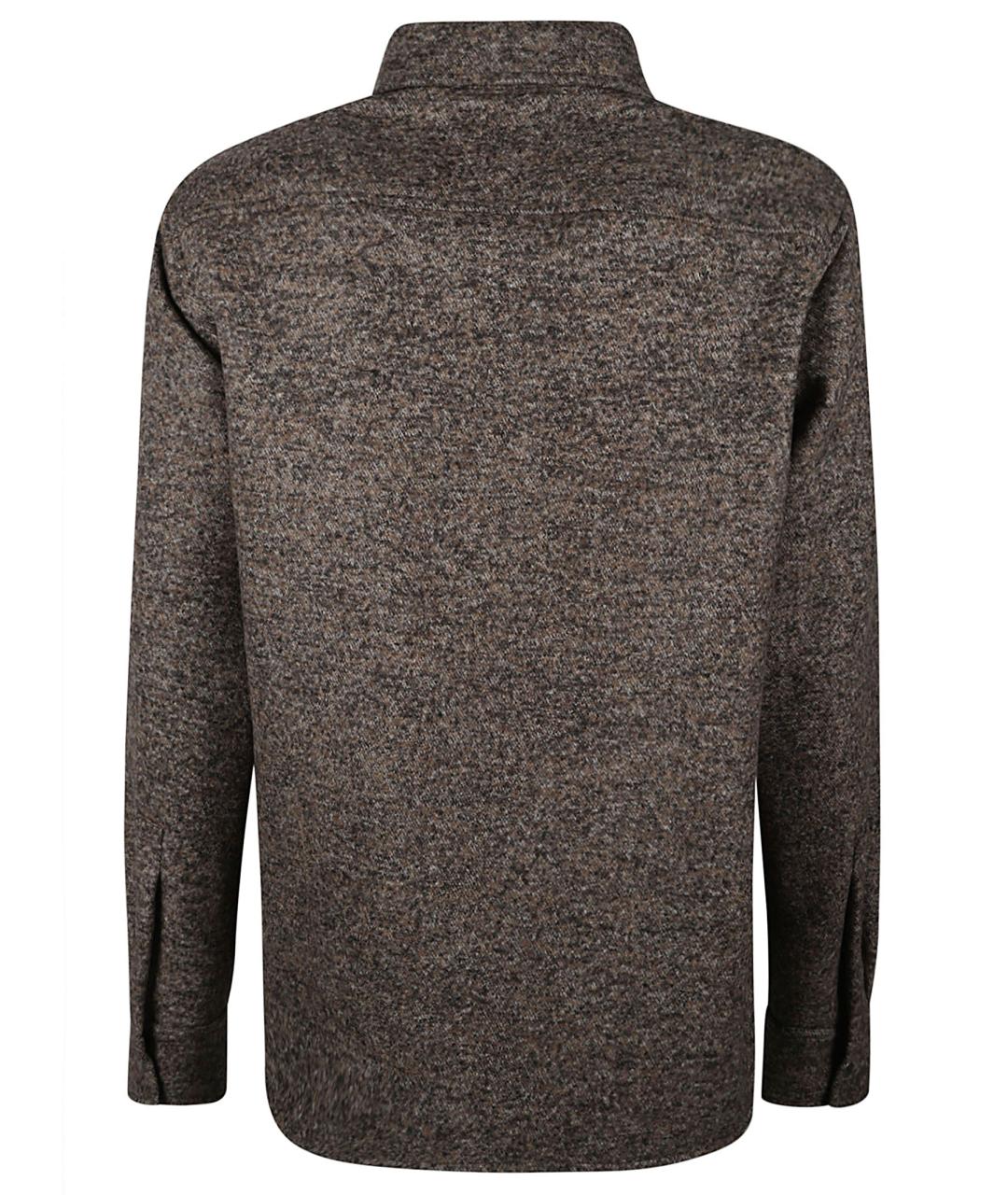 BOTTEGA VENETA Коричневая шерстяная куртка, фото 2