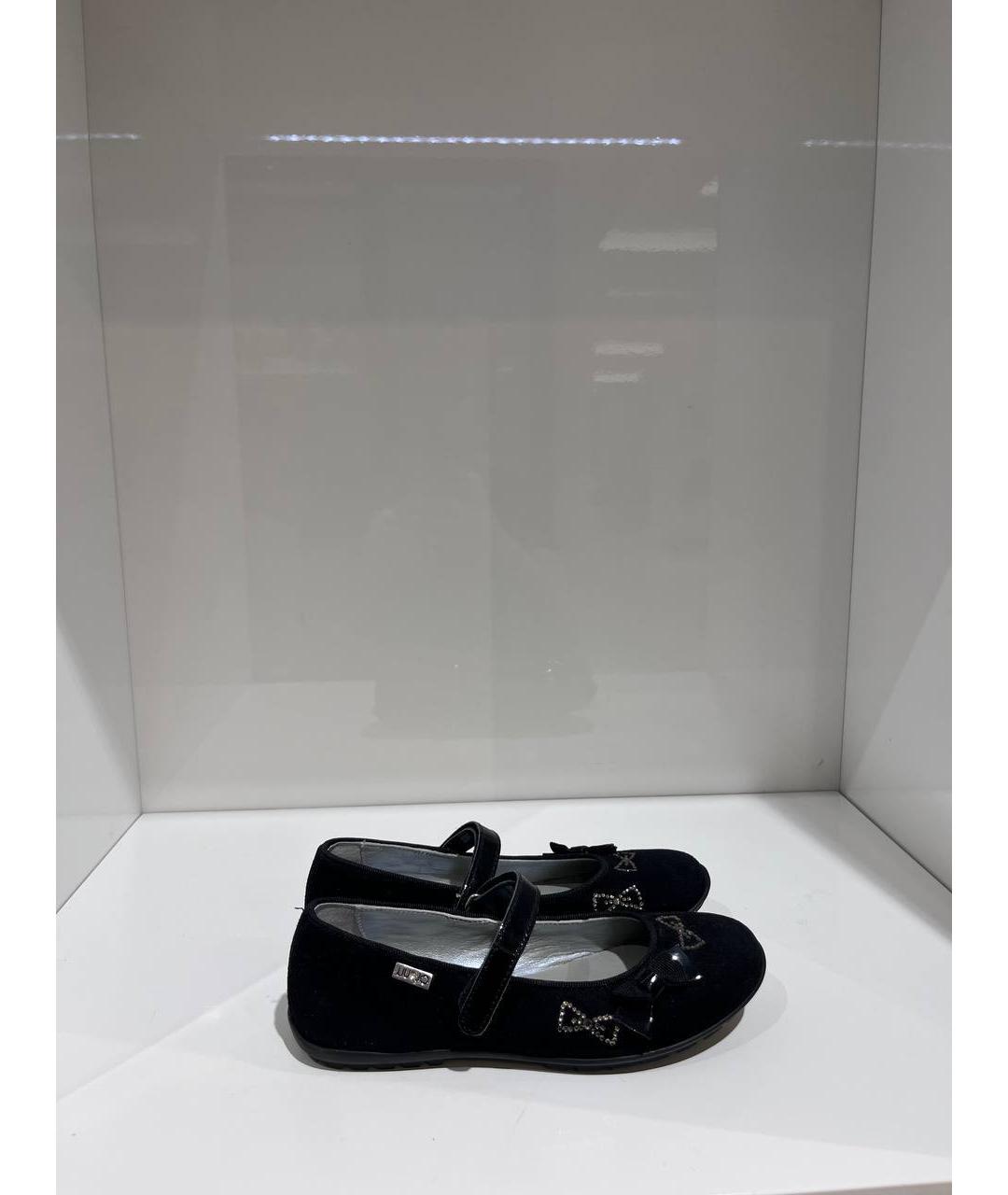 LIU JO Черные кожаные балетки, фото 2