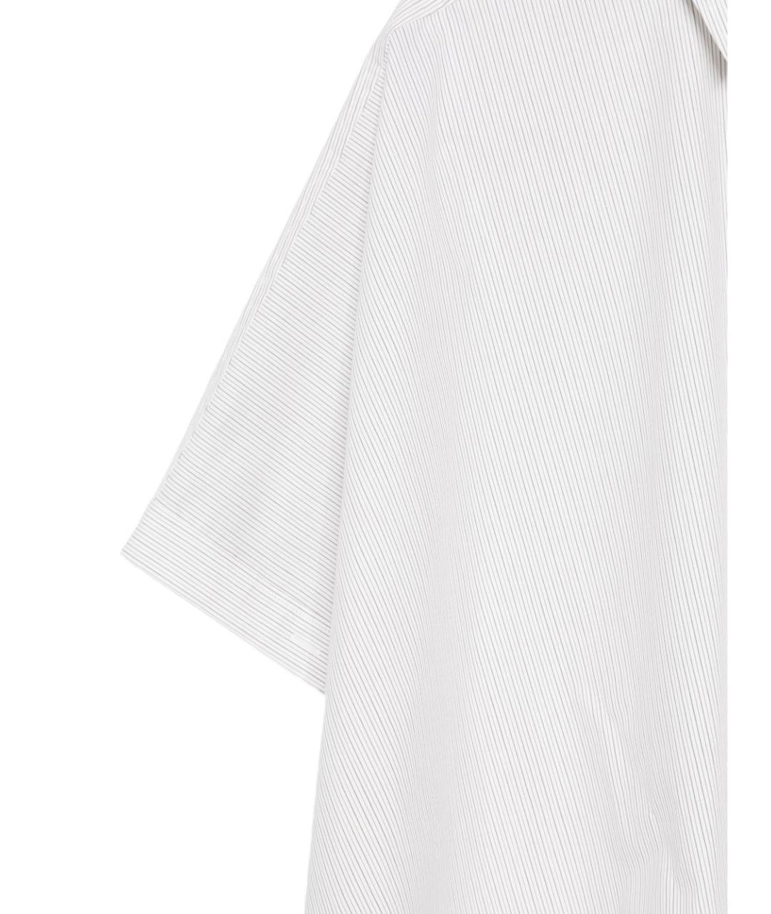 MM6 MAISON MARGIELA Белая хлопковая рубашка, фото 3