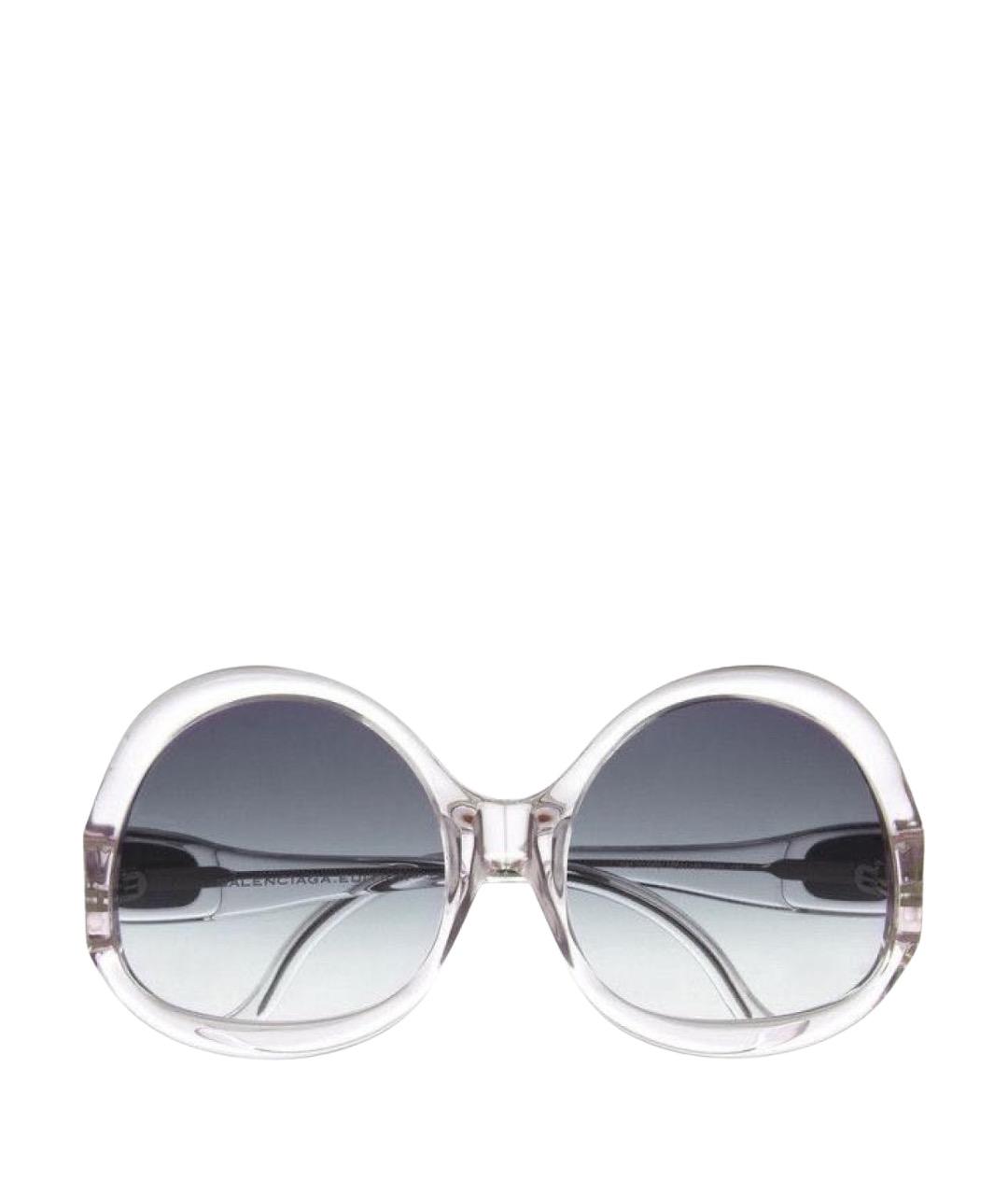 BALENCIAGA Серые пластиковые солнцезащитные очки, фото 1