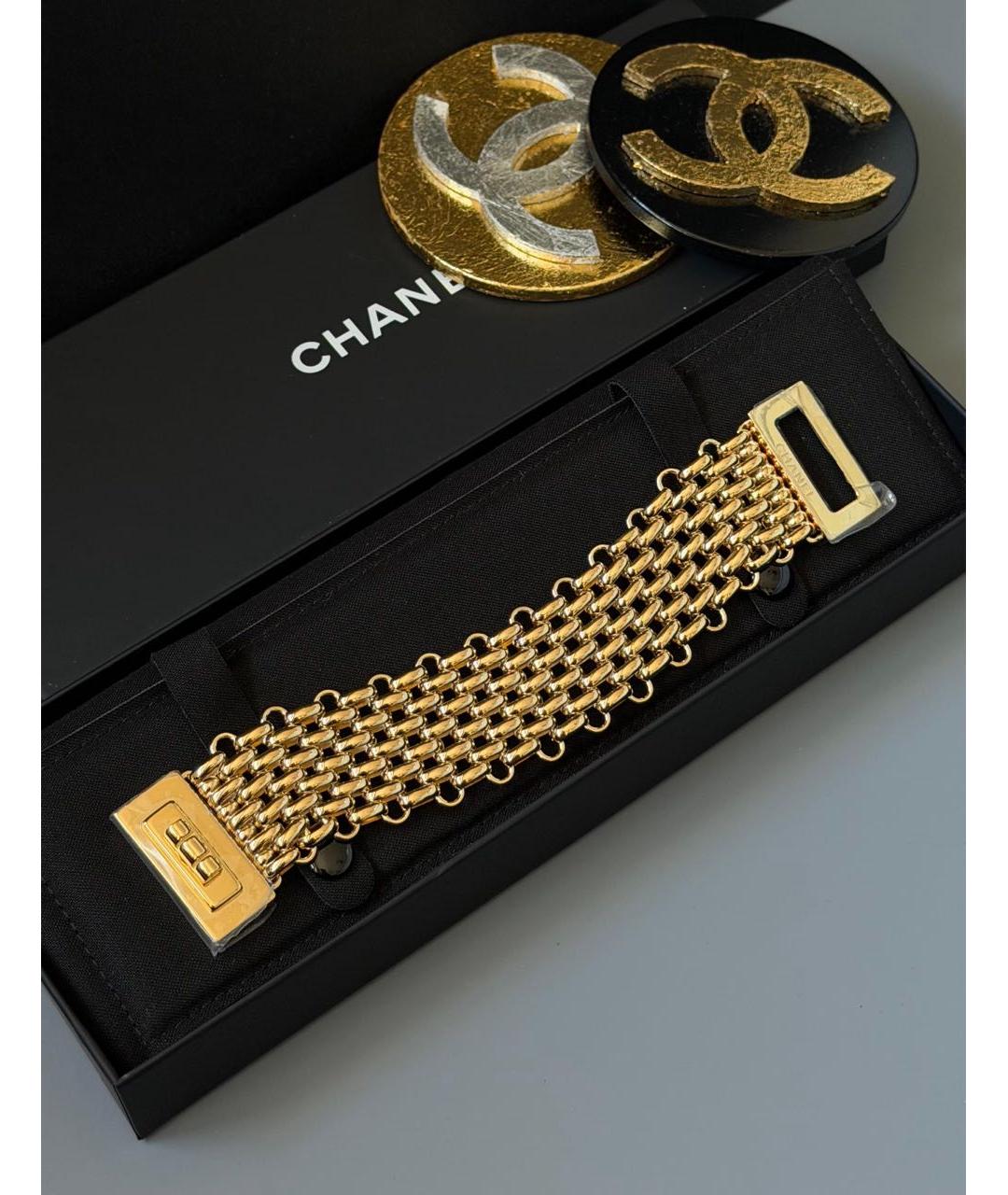 CHANEL Золотой браслет, фото 2