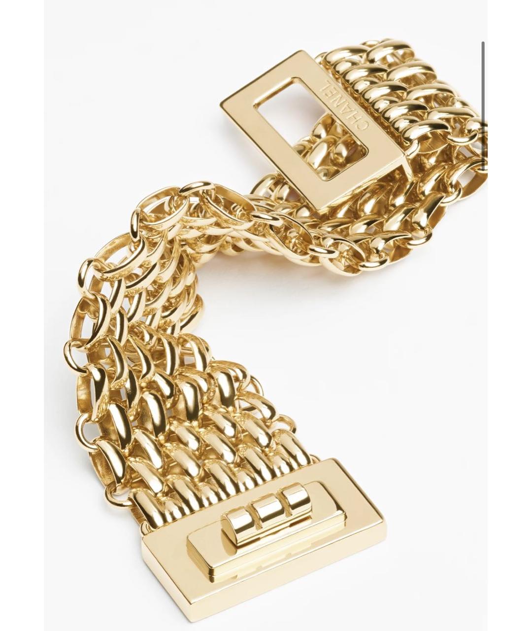 CHANEL Золотой браслет, фото 4