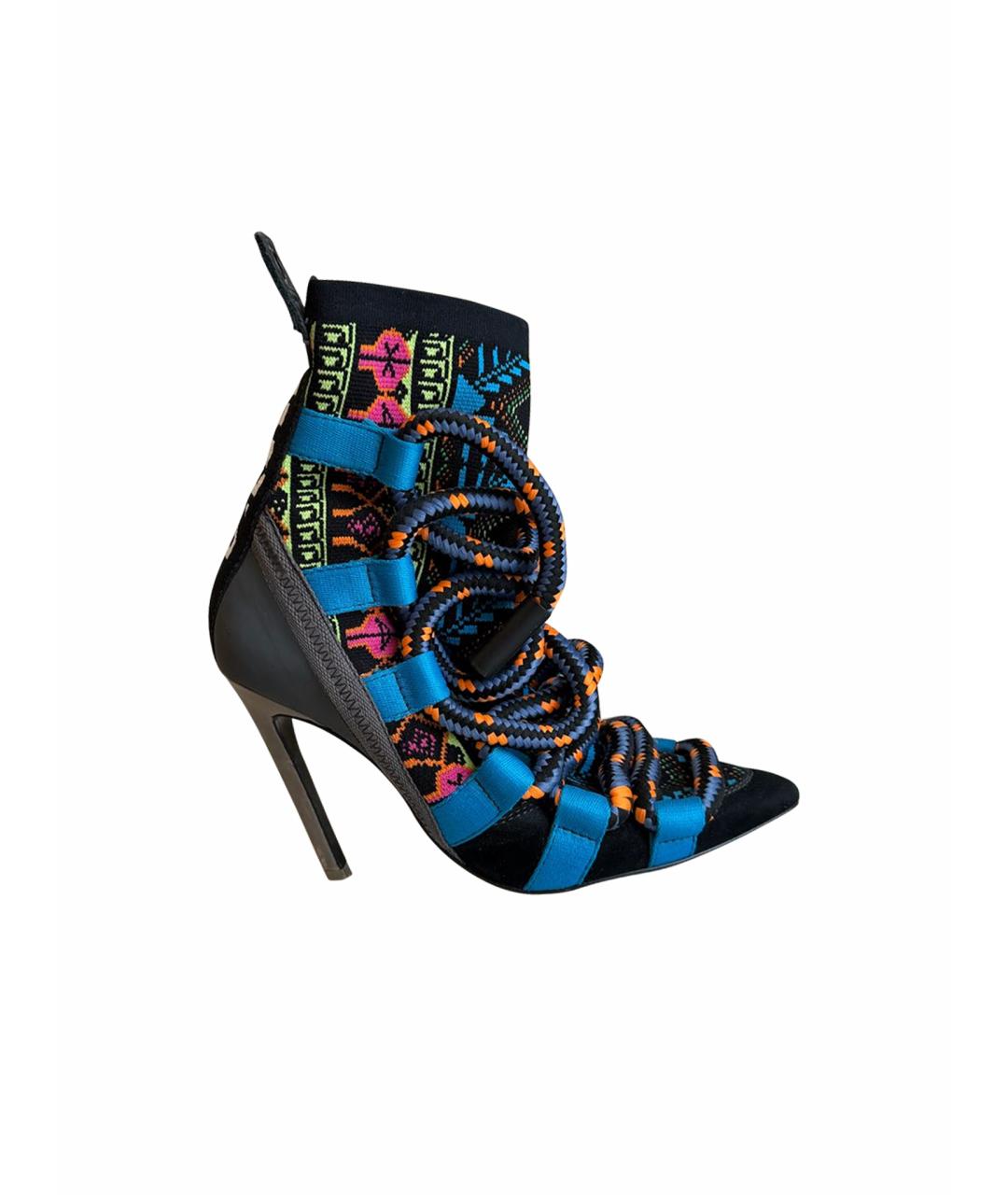 DIESEL Синие текстильные ботинки, фото 1