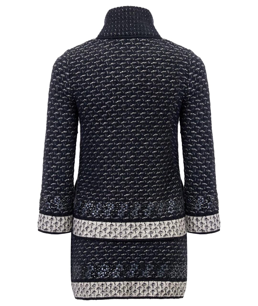 CHANEL Черный шерстяной костюм с юбками, фото 6