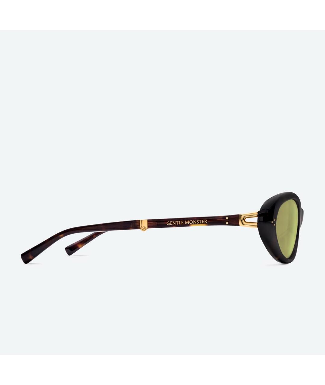 GENTLE MONSTER Коричневые пластиковые солнцезащитные очки, фото 2