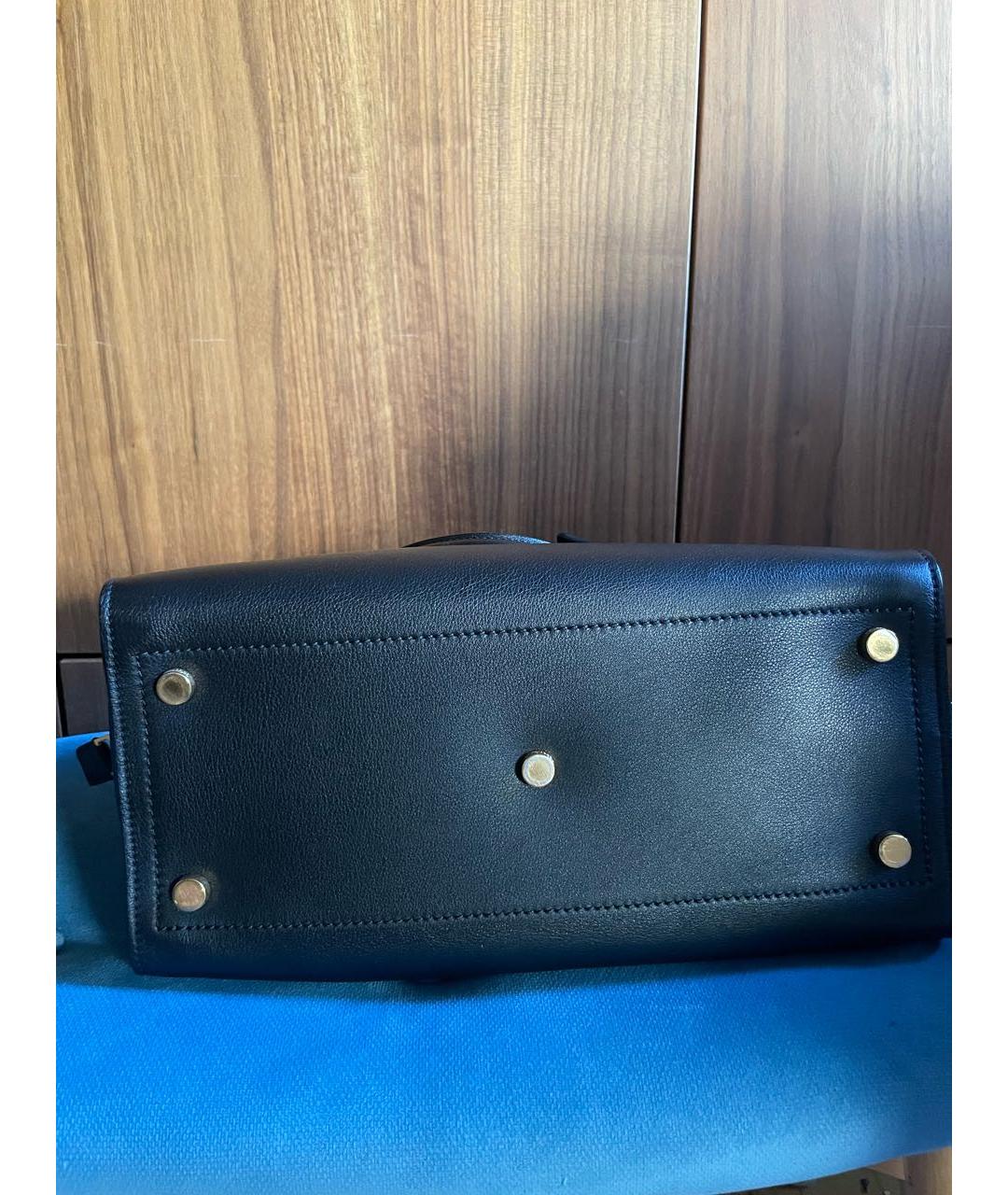 TOM FORD Черная кожаная сумка с короткими ручками, фото 5