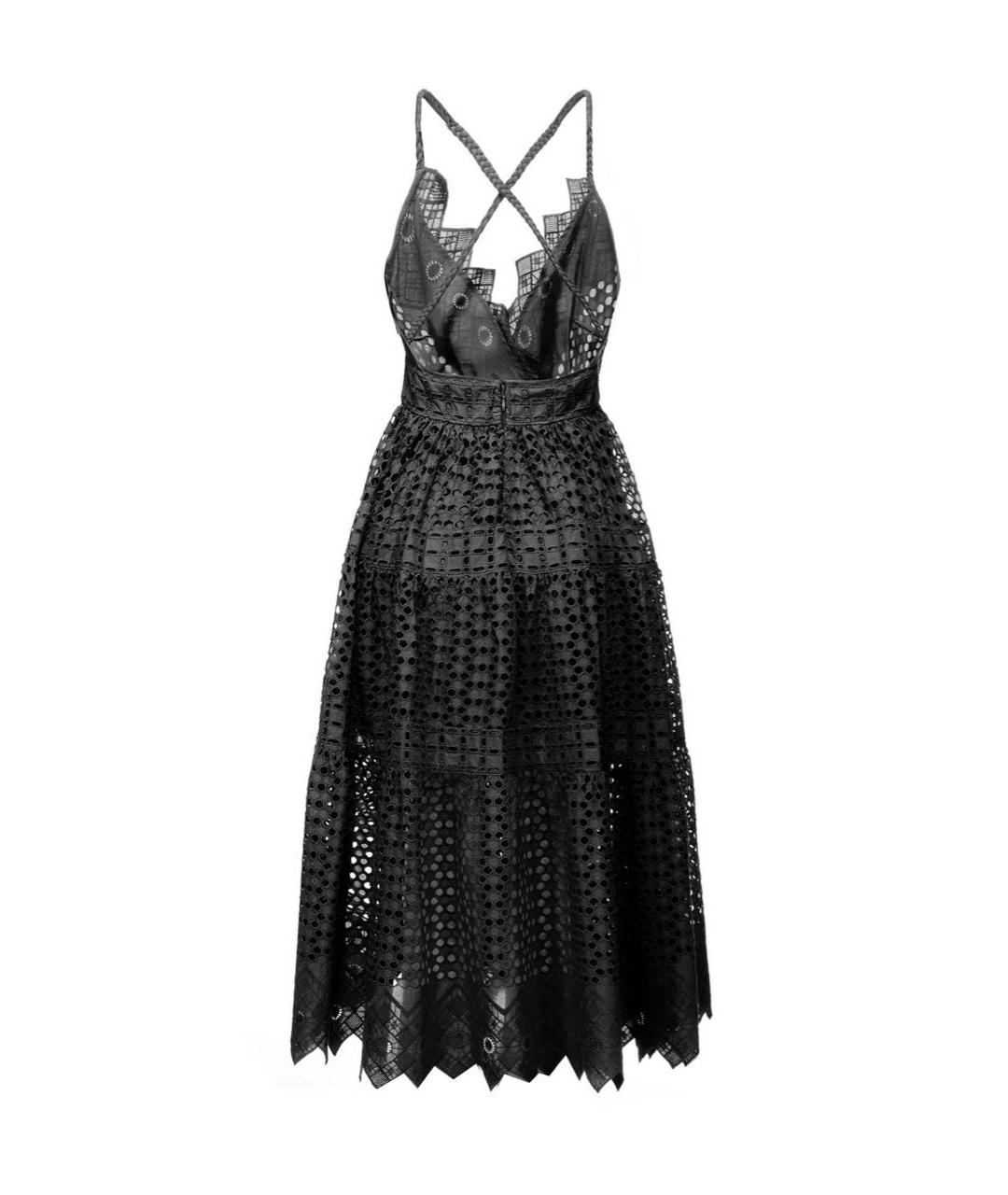 PINKO Черное хлопковое платье, фото 2