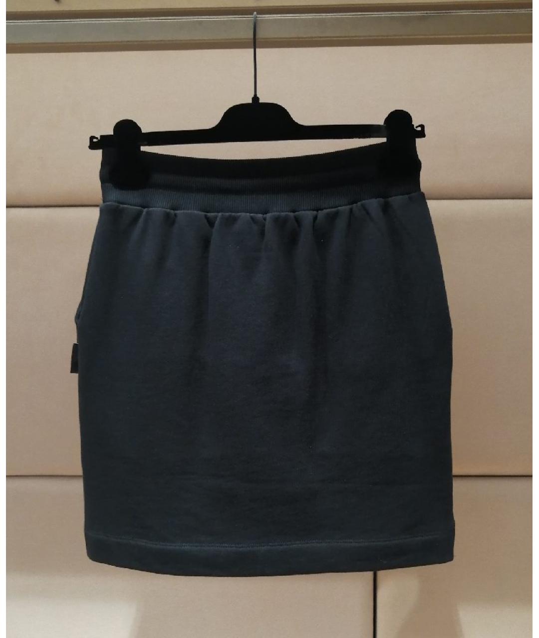 LOVE MOSCHINO Мульти хлопковая юбка мини, фото 2