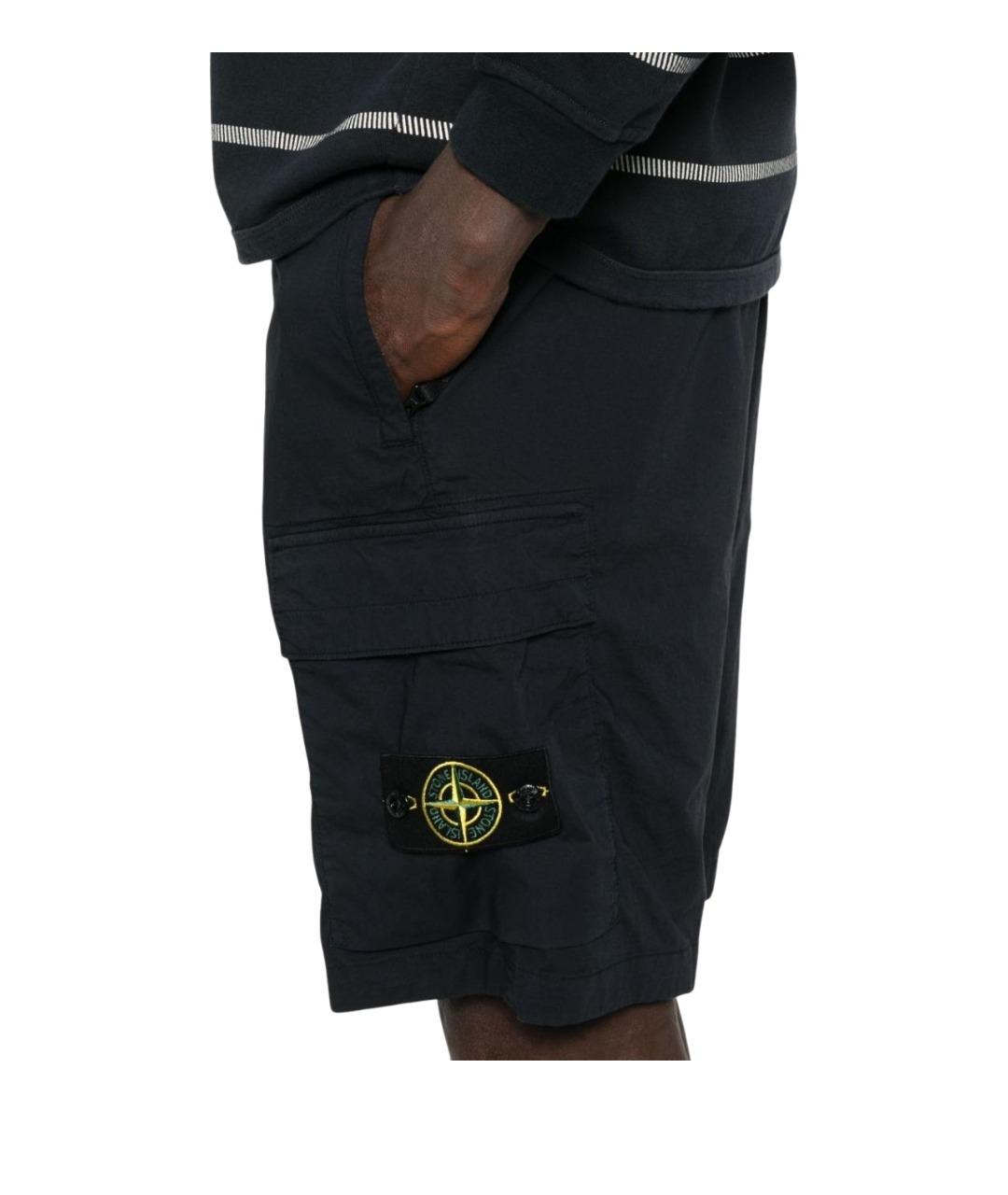 STONE ISLAND Синие шорты, фото 2