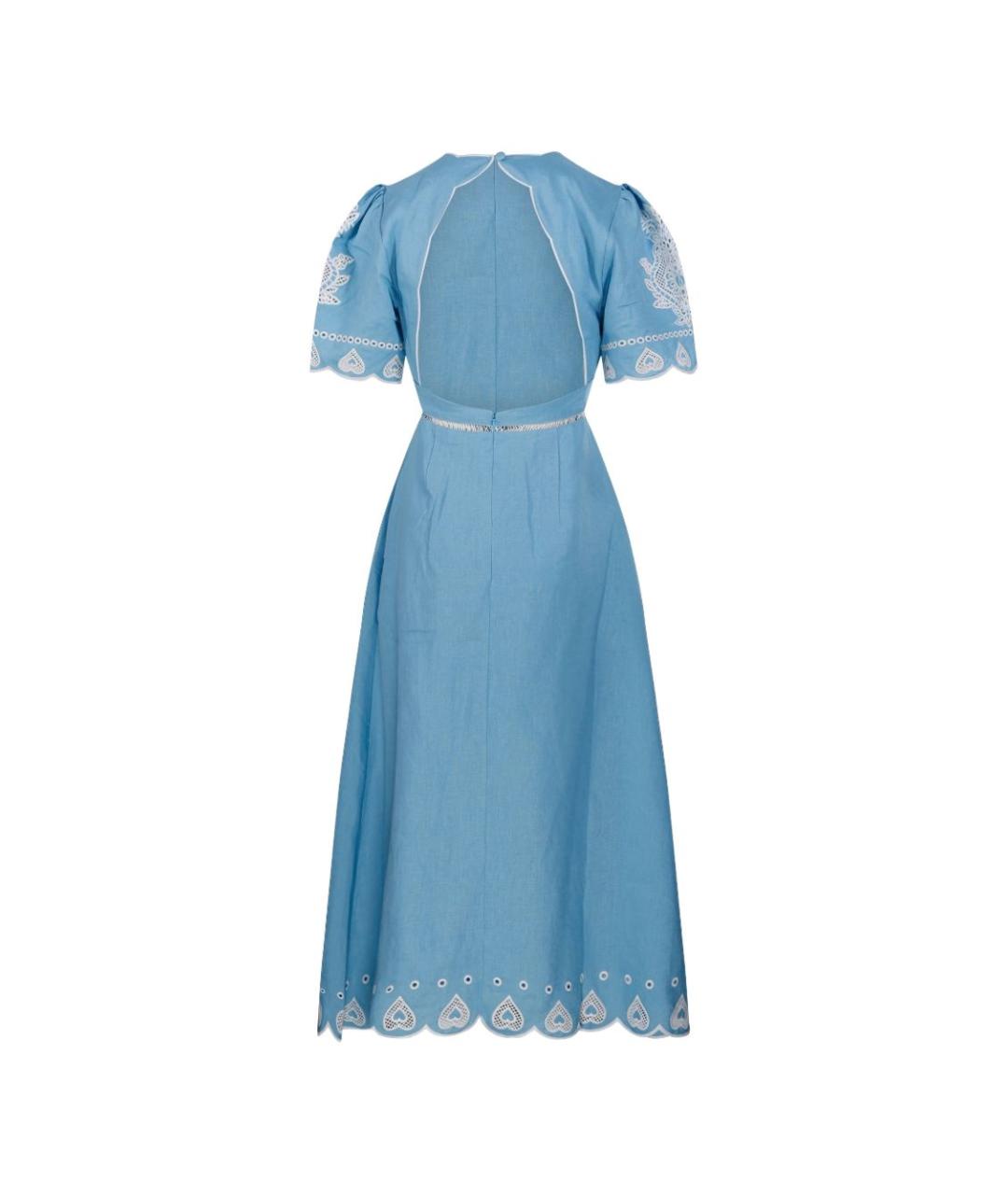 FARM RIO Синее повседневное платье, фото 3