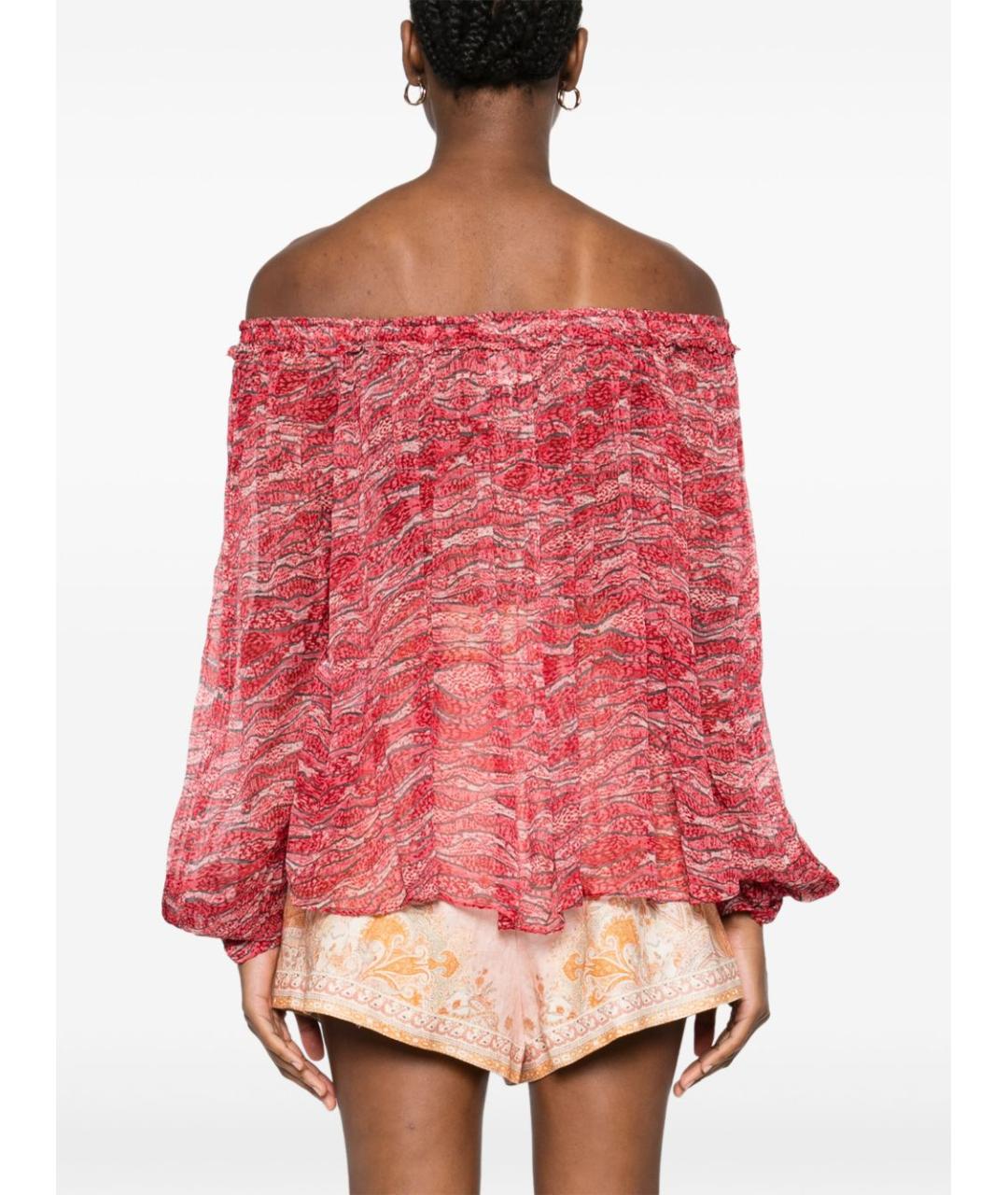 ISABEL MARANT Красная вискозная блузы, фото 4