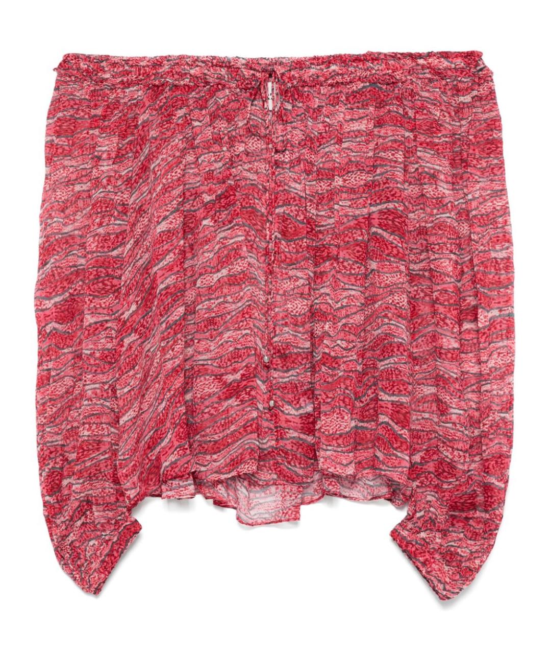 ISABEL MARANT Красная вискозная блузы, фото 7