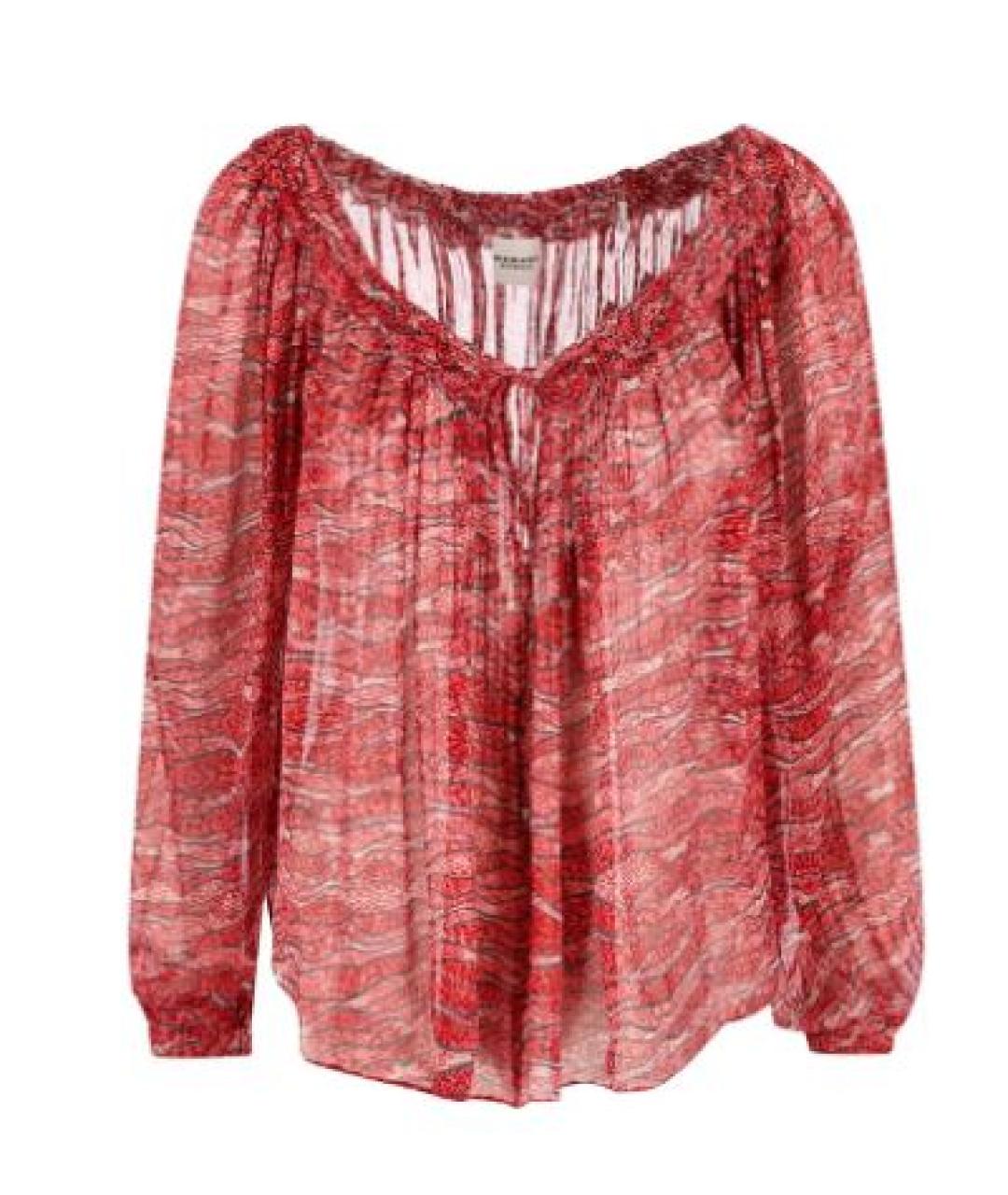 ISABEL MARANT Красная вискозная блузы, фото 1