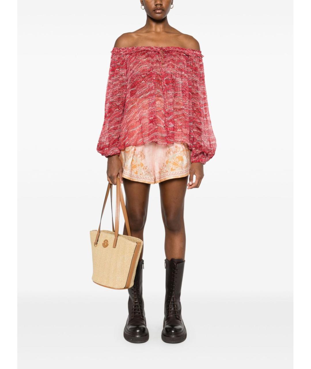 ISABEL MARANT Красная вискозная блузы, фото 5