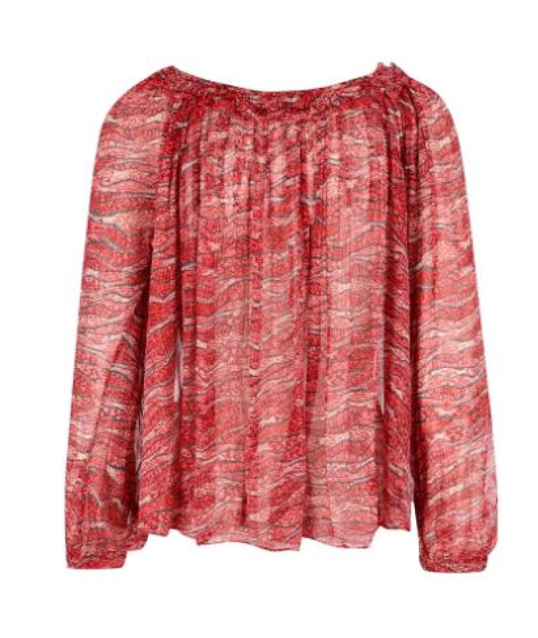 ISABEL MARANT Красная вискозная блузы, фото 2