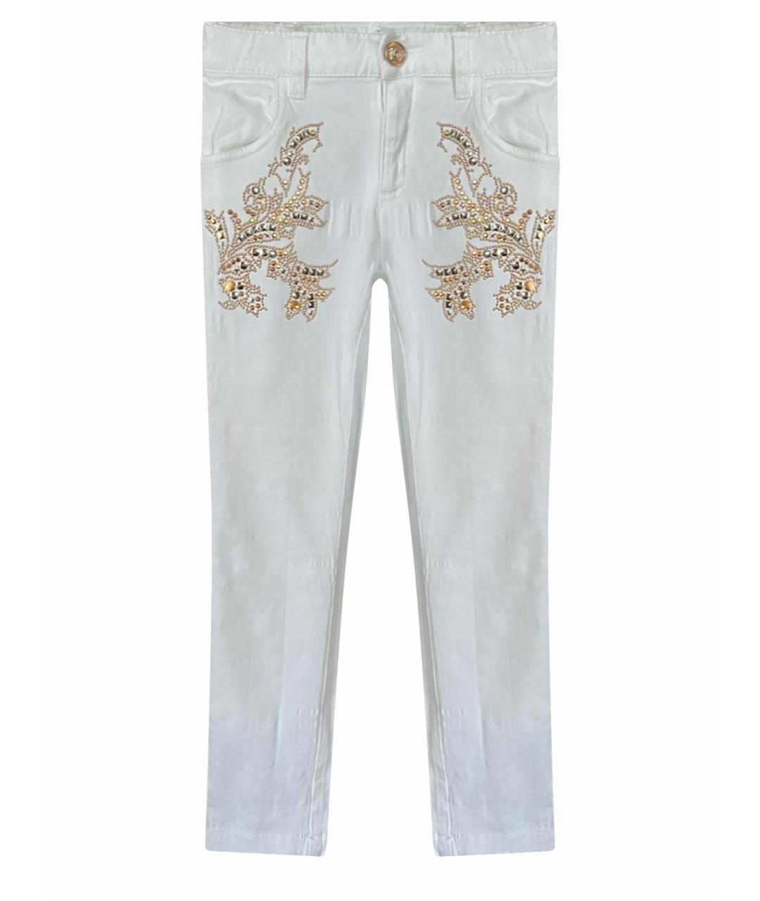 VERSACE Белые хлопковые брюки и шорты, фото 1