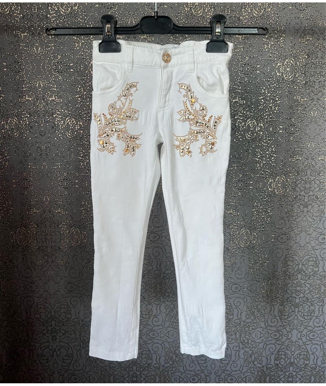 VERSACE Белые хлопковые брюки и шорты, фото 6