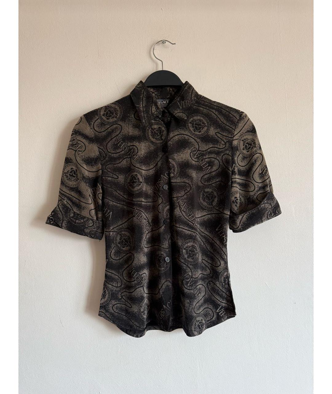 VERSACE JEANS COUTURE Черная блузы, фото 6