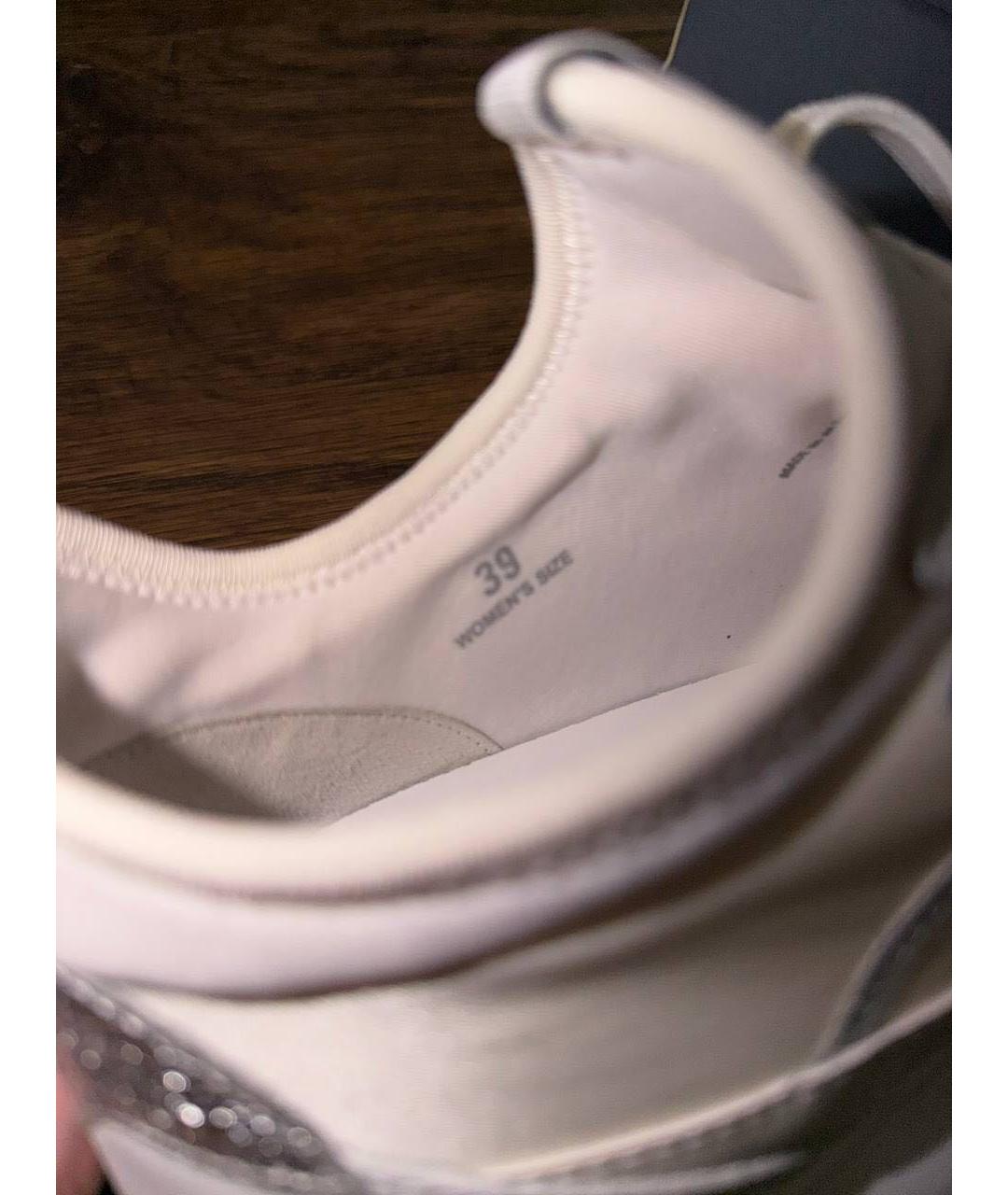 HOGAN Белые кожаные кроссовки, фото 6