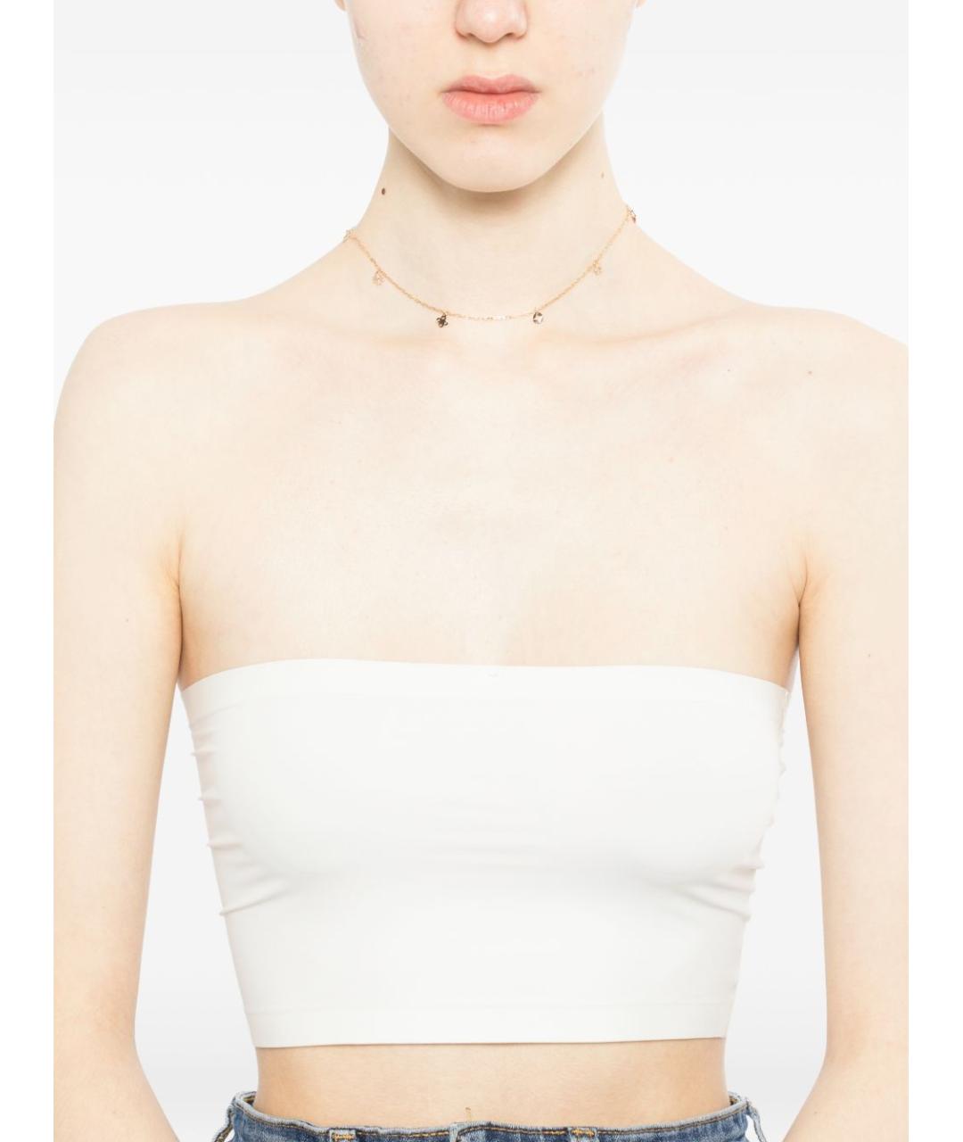 TORY BURCH Золотое латунное колье, фото 2